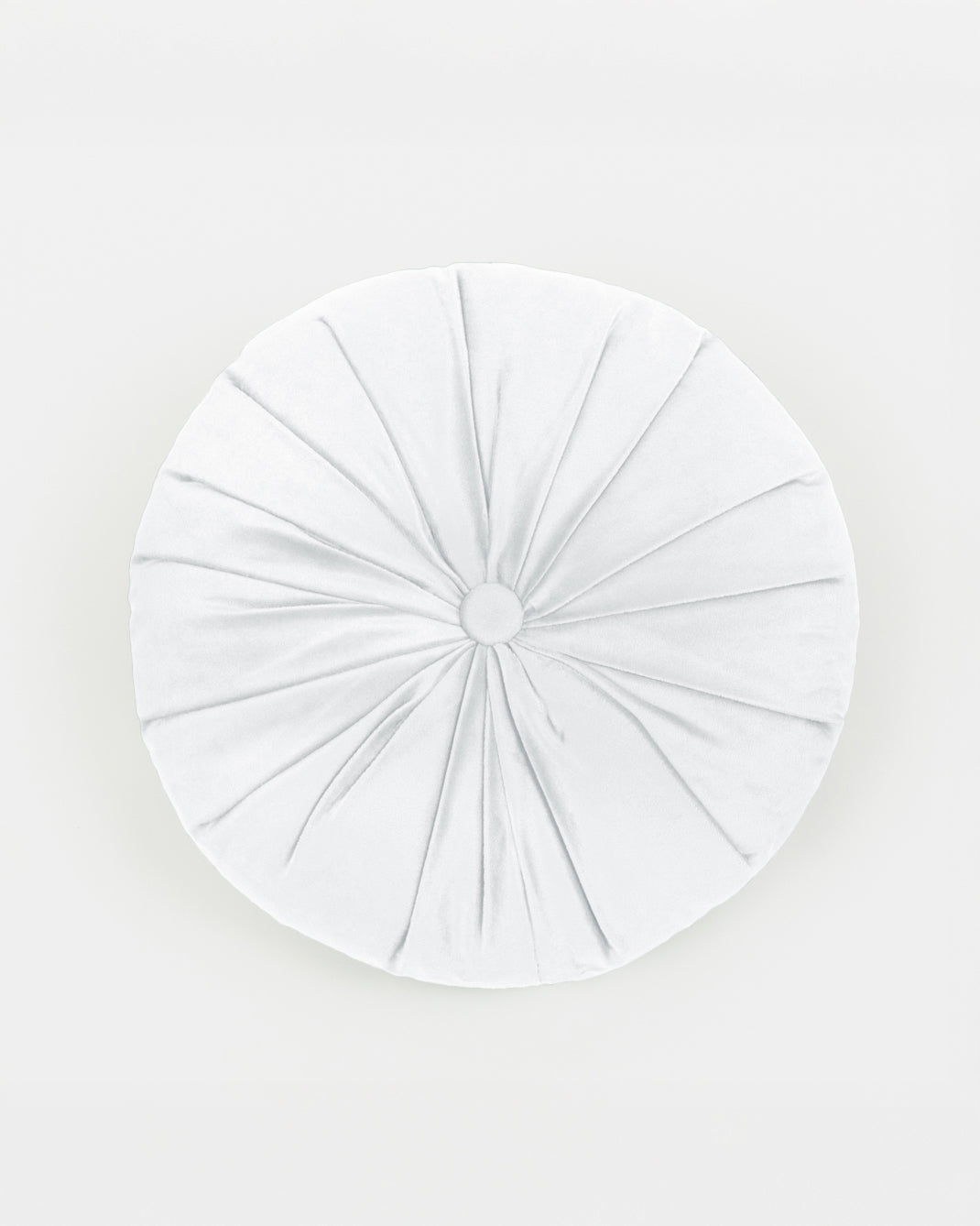 Cojín Terciopelo Algodón Oreo Blanco