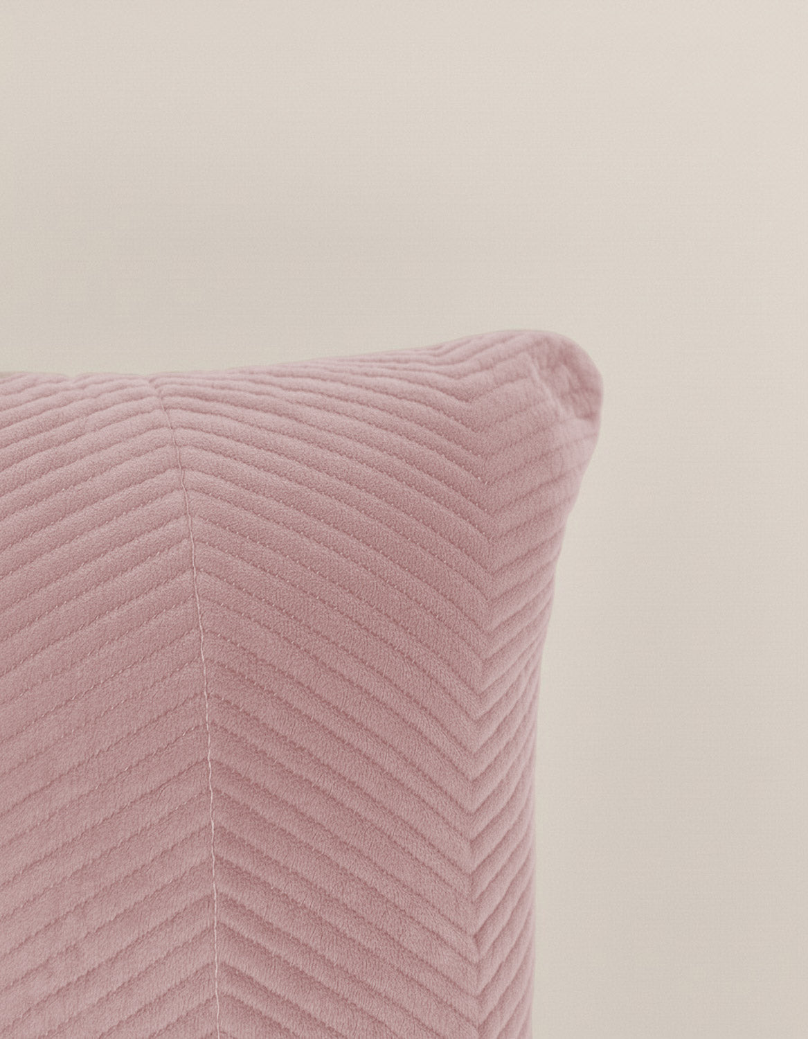 Cojín terciopelo algodón Hungria Rosa Keike