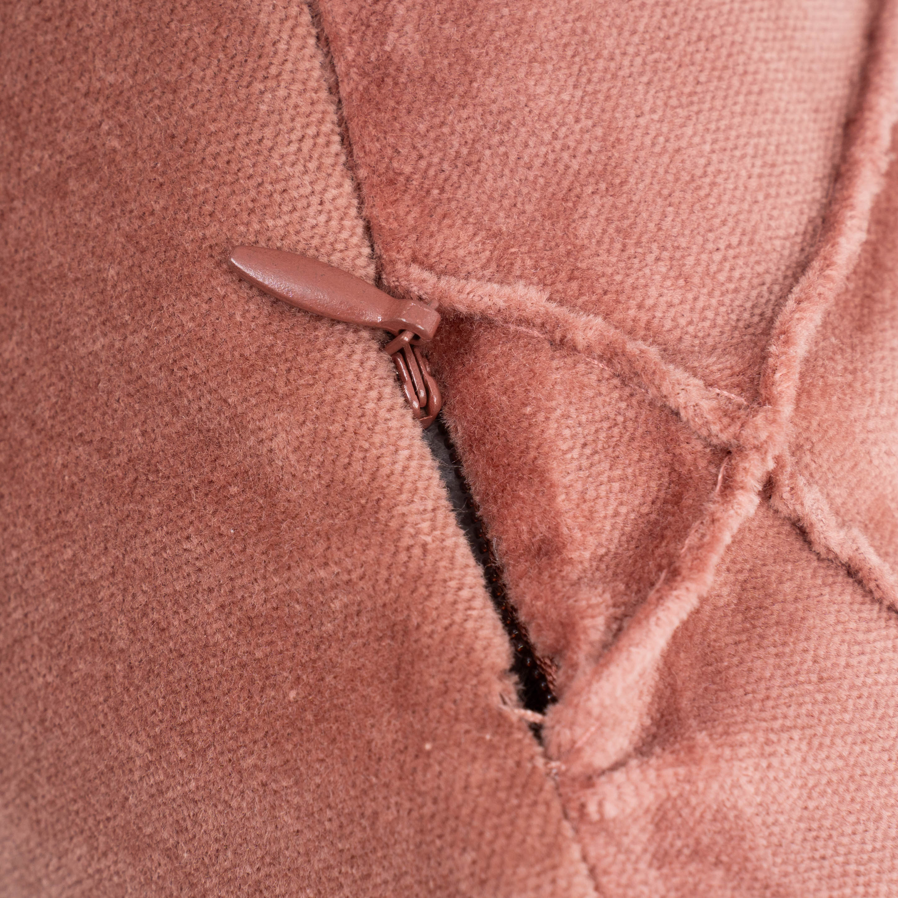 Coixí Vellut Cotó Rombo Rosette