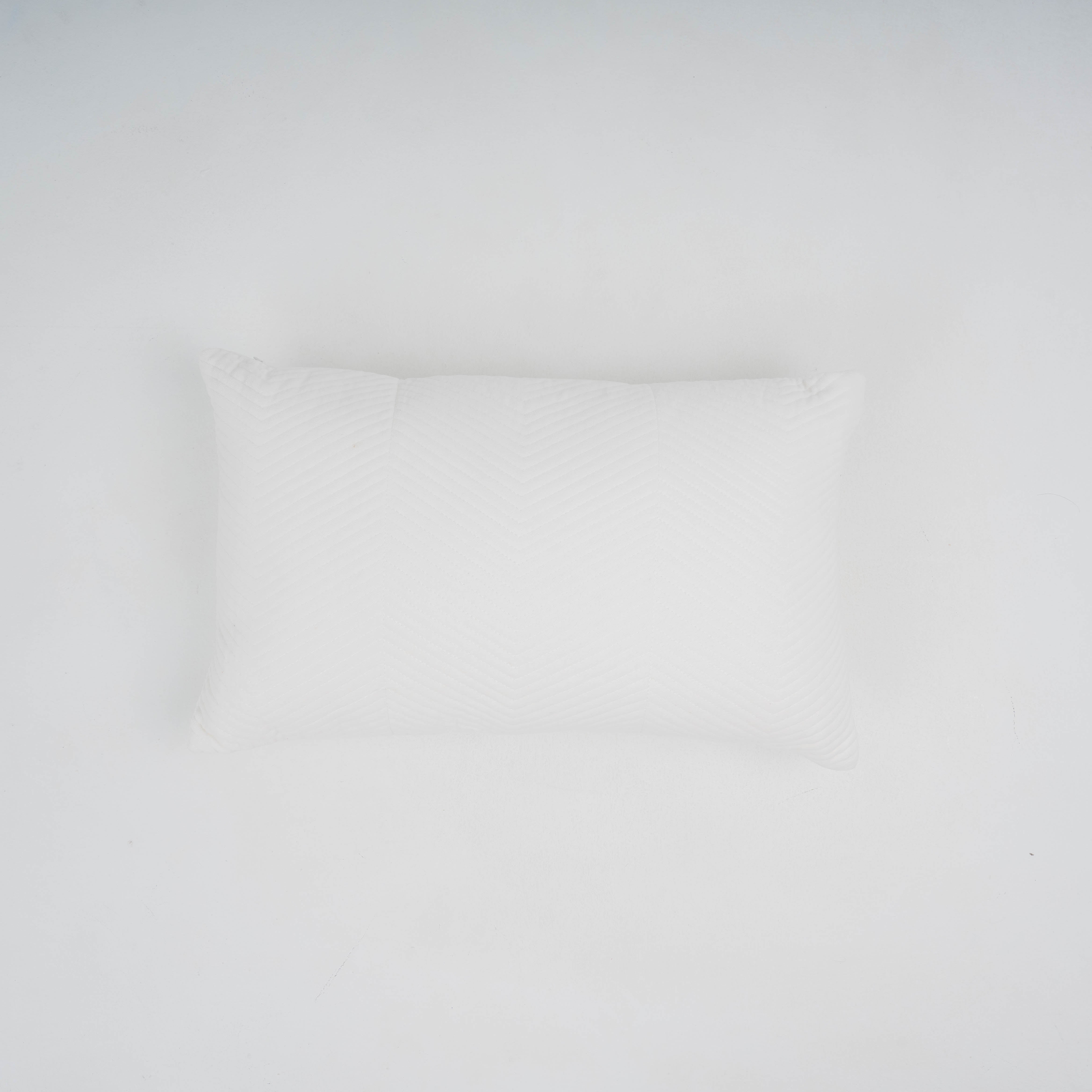 Coixí Vellut Cotó Hongria Blanc