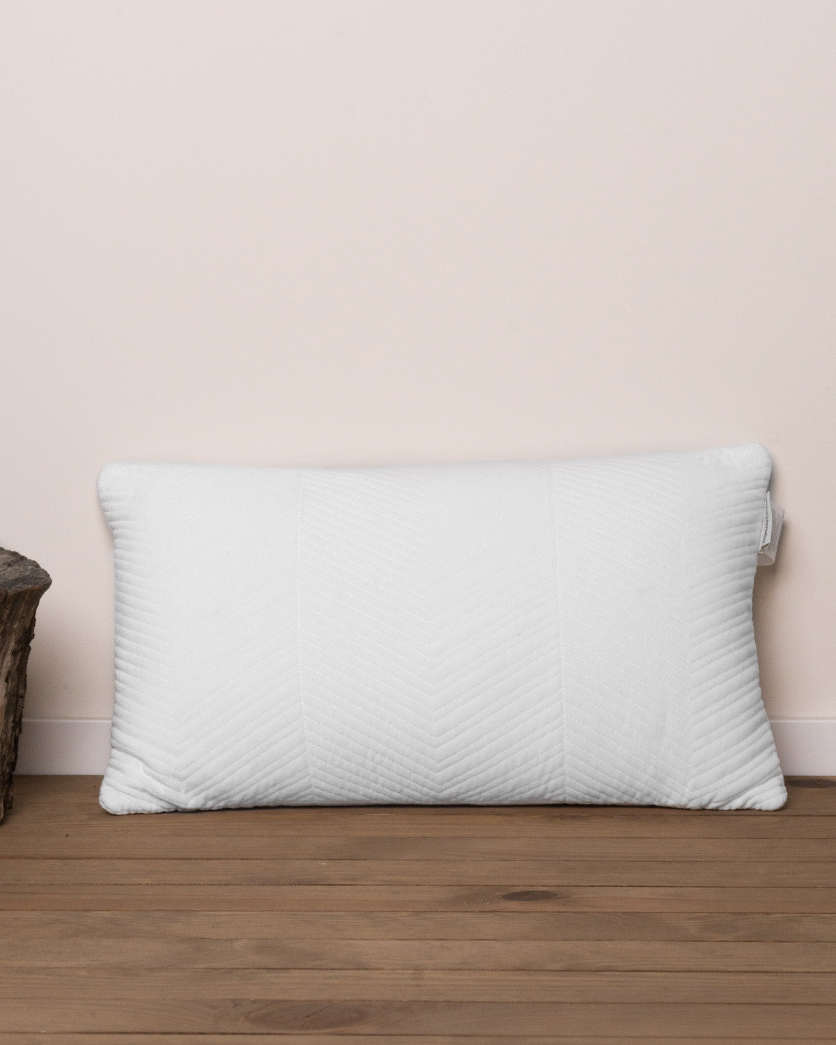 Cojín Terciopelo Algodón Hungria Blanco