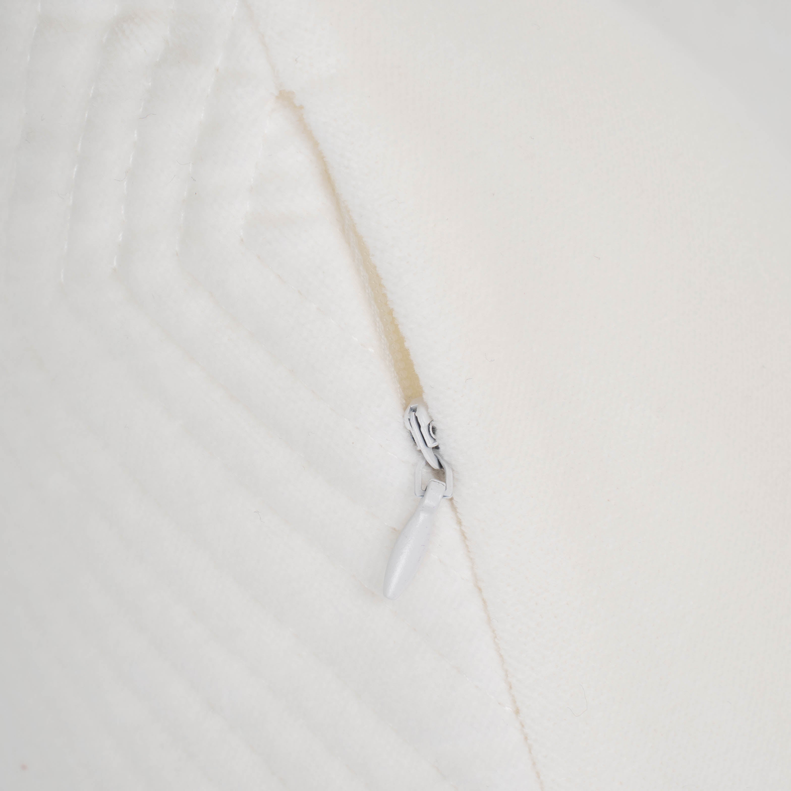 Coixí Vellut Cotó Hongria Blanc