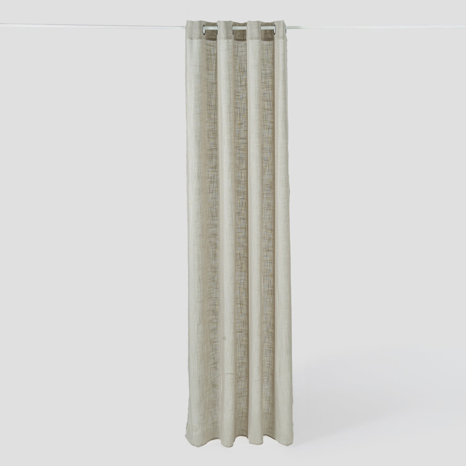 Cortina ollao american rustic semitranslúcida topo