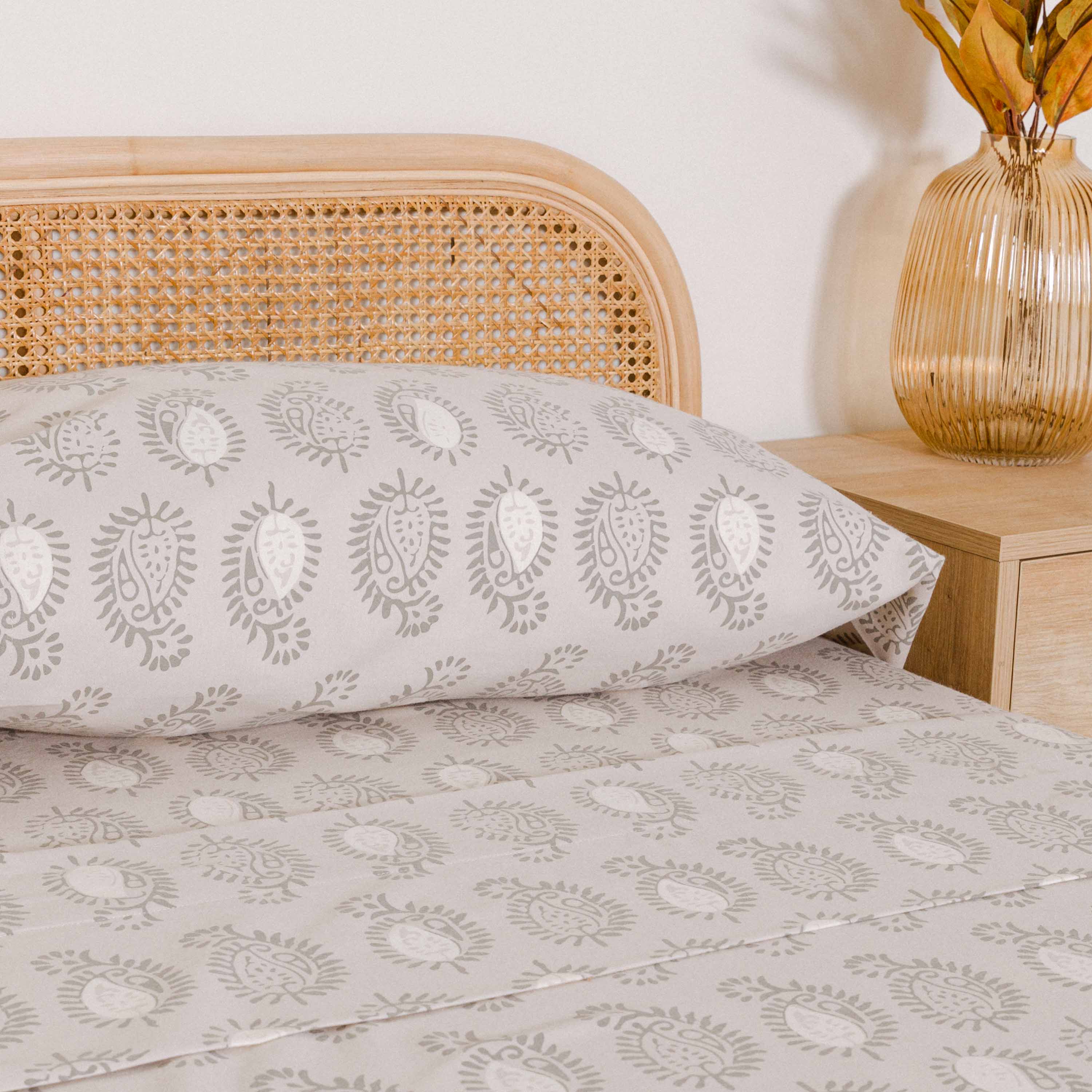 Juego de Sábanas Franela Indonesia Verde