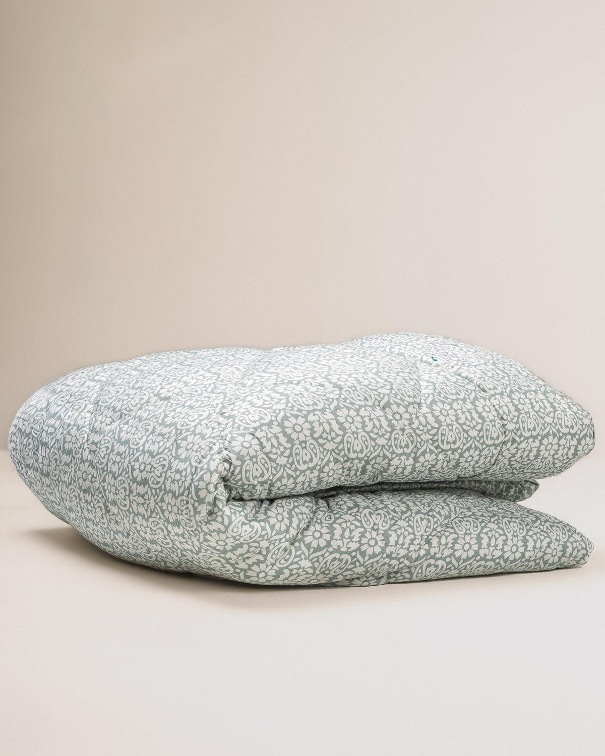 Edredón estampado Matilde Verde Seco