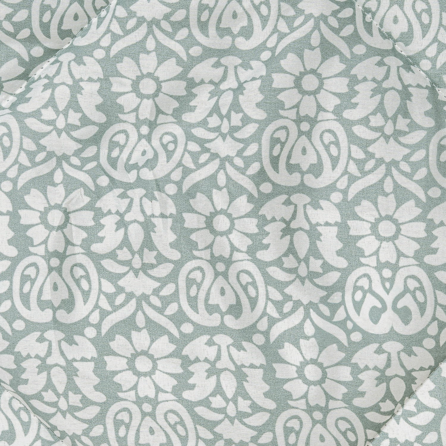 Edredón estampado Matilde Verde Seco