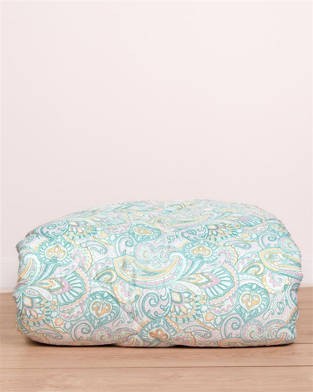 Edredón  Estampado Cachemir Verde Seco