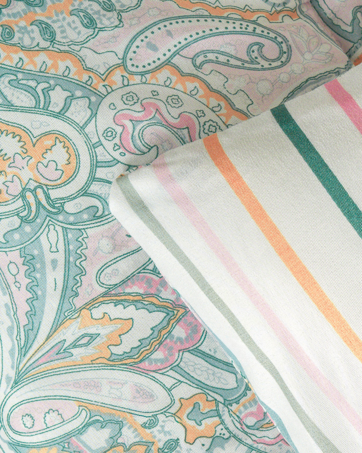 Edredón  Estampado Cachemir Verde Seco