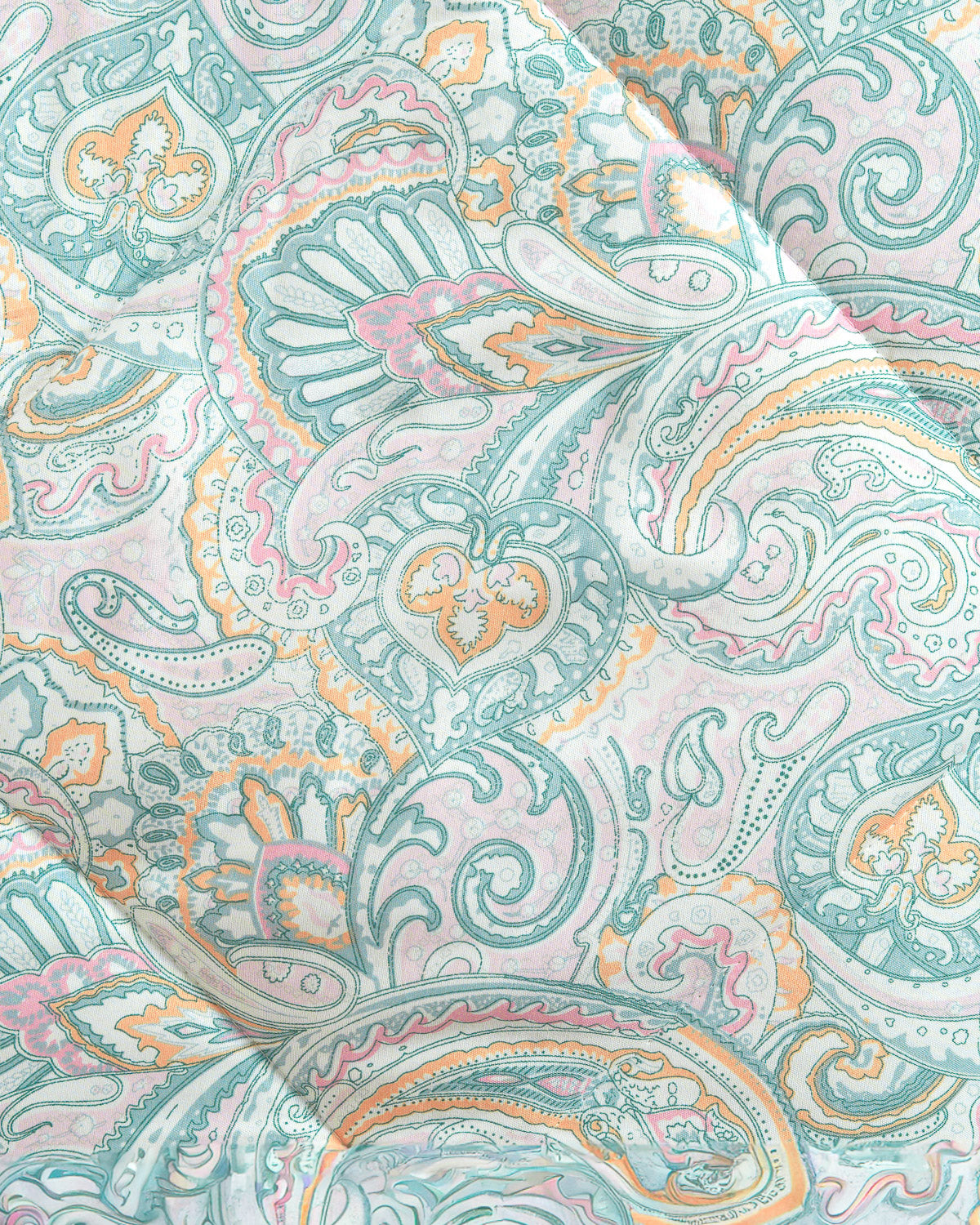 Edredón  Estampado Cachemir Verde Seco