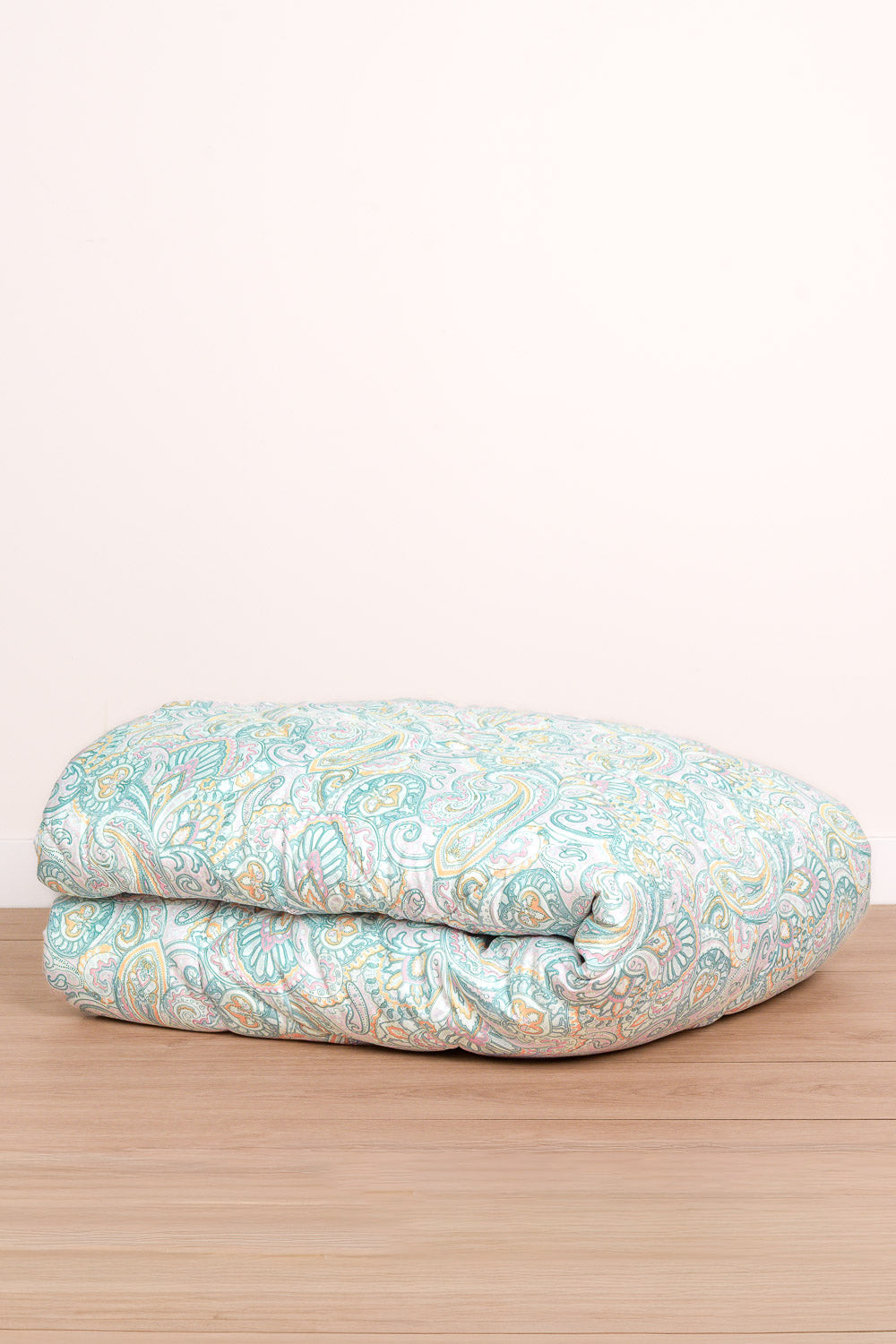 Edredón  Estampado Cachemir Verde Seco