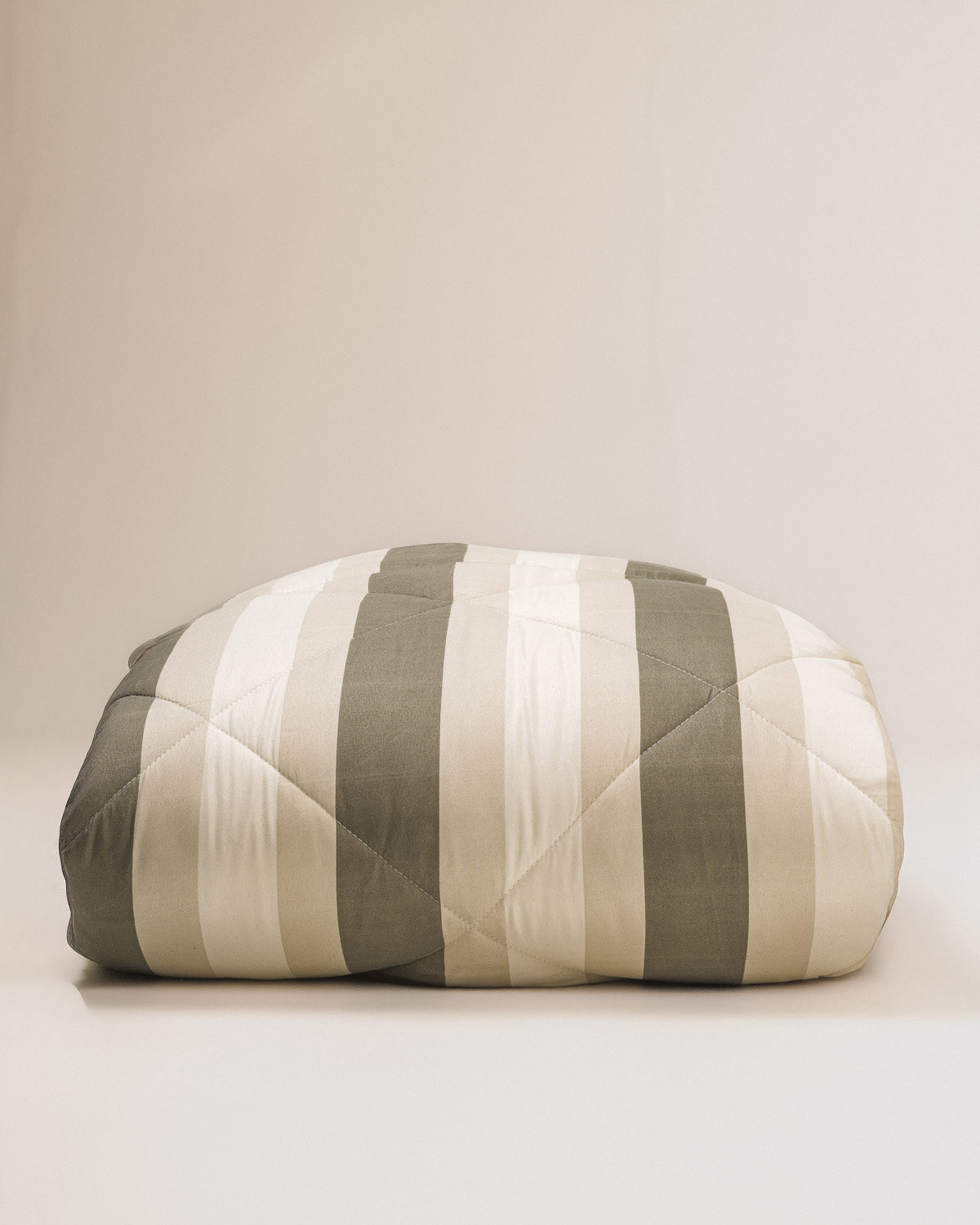 Edredón estampado Raya Calcuta Verde Seco