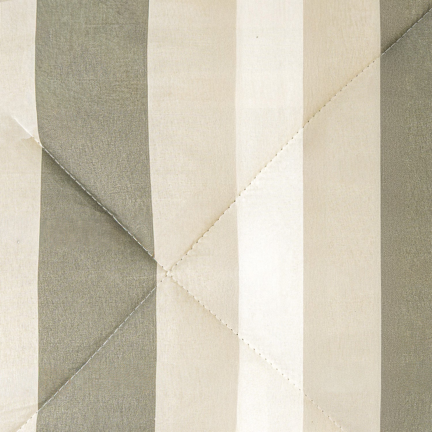 Edredón estampado Raya Calcuta Verde Seco