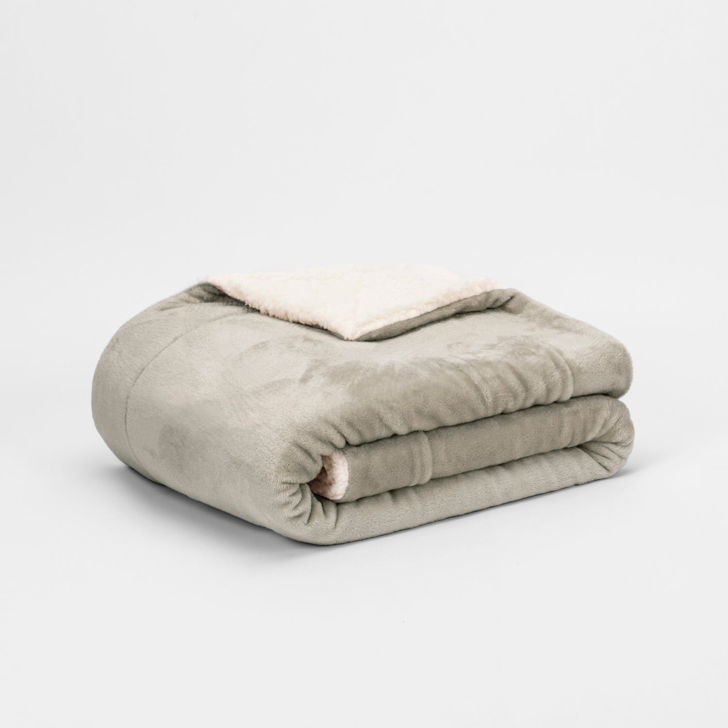 Manta Velvet Sherpa Solid Beige/Arena