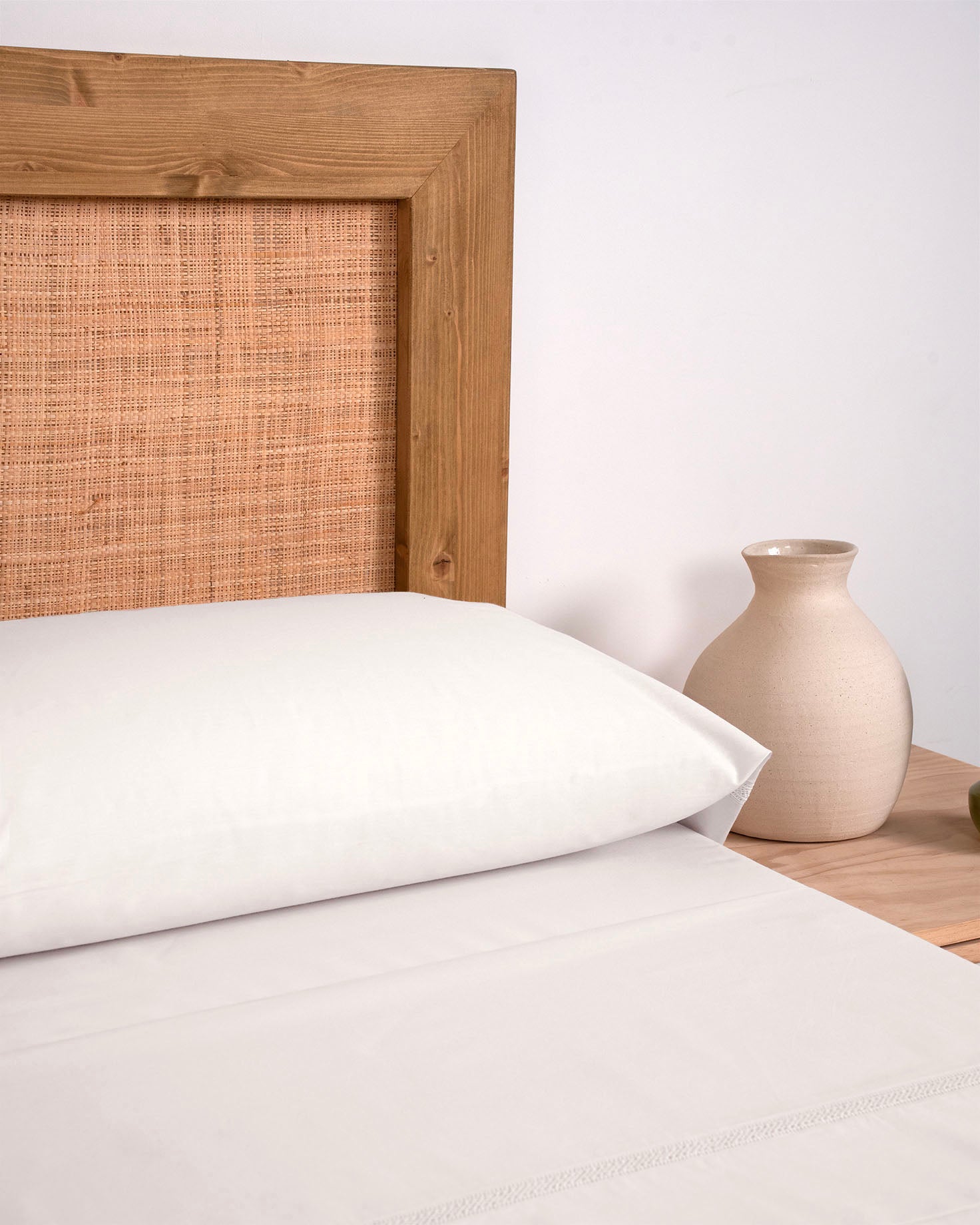 Joc de Llençols Cotó Percal Entredos Blanc