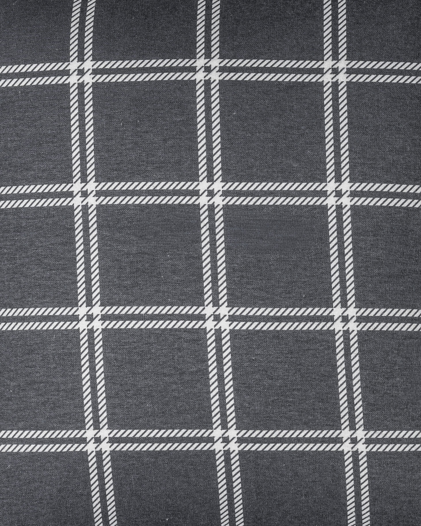 Juego de Sábanas Franela Cuadro Nitari Gris Claro