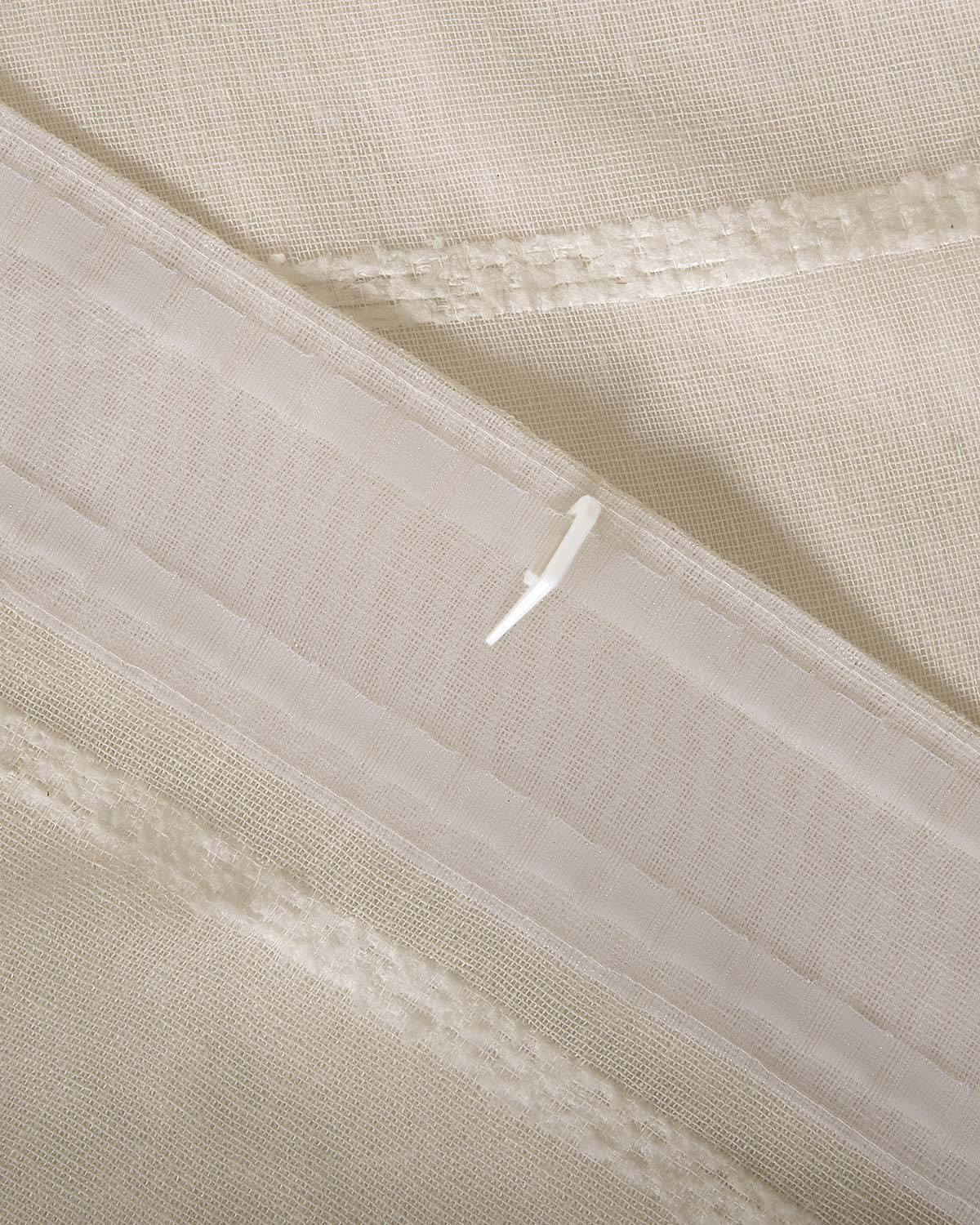 Cortina onda perfecta raya alameda semitranslúcida topo