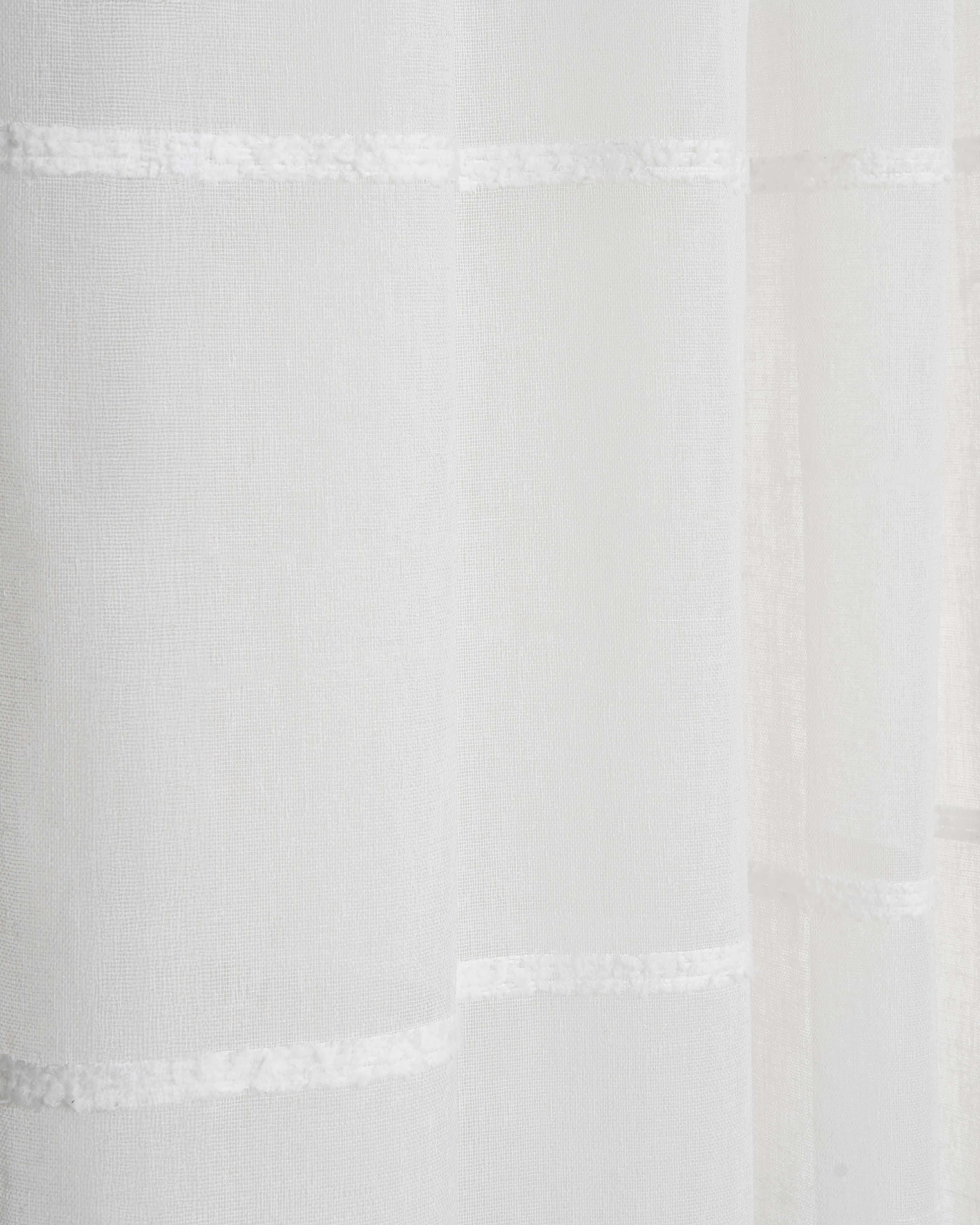 Cortina onda perfecta raya alameda semitranslúcida natural