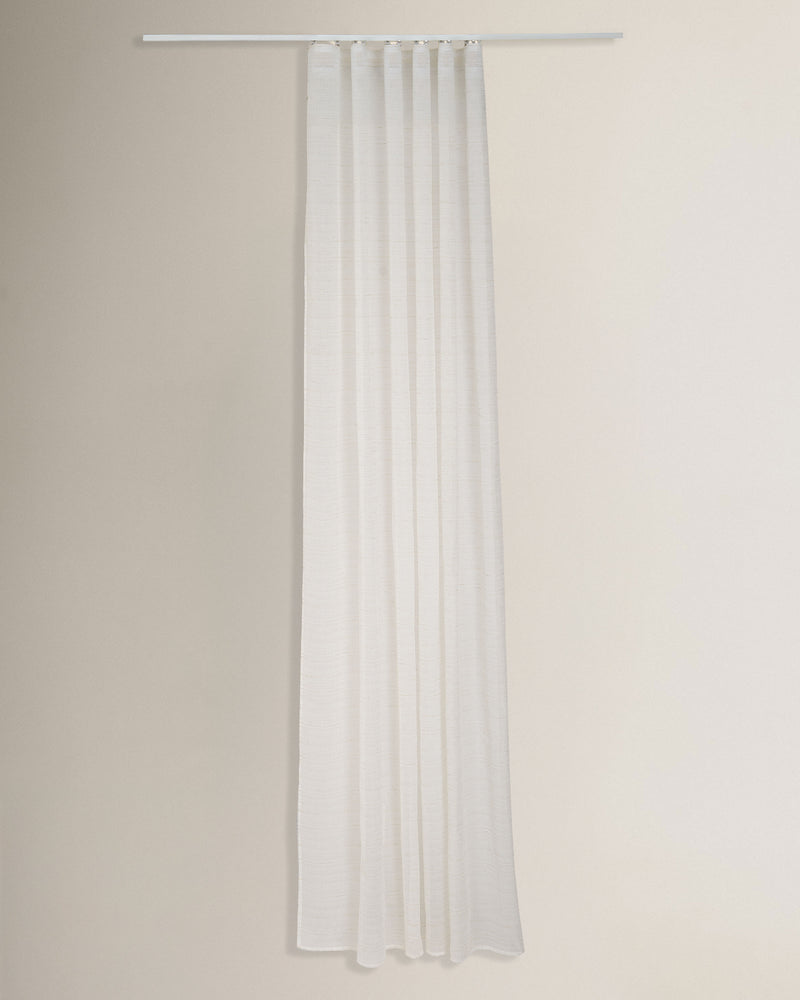 Cortina onda perfecta amparo semitranslúcida natural