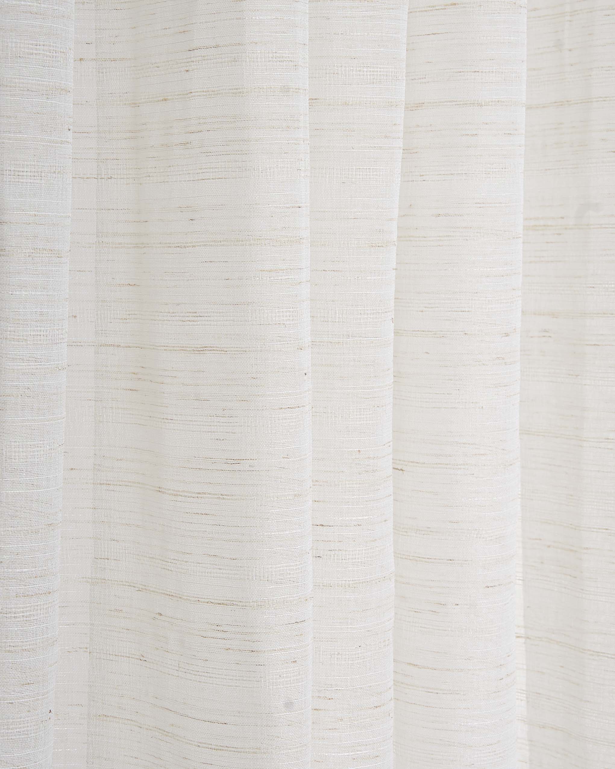 Cortina onda perfecta amparo semitranslúcida natural