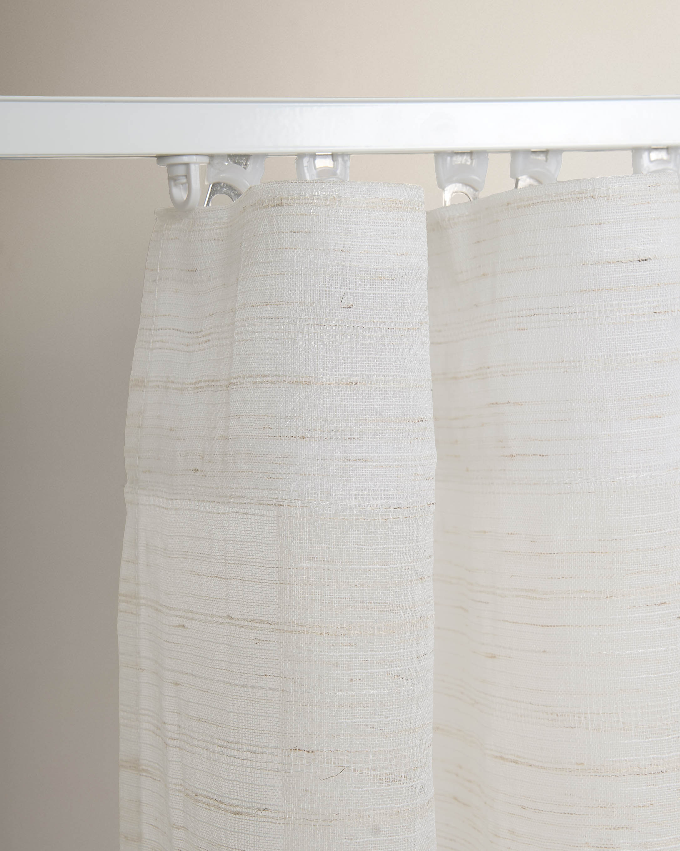 Cortina onda perfecta amparo semitranslúcida natural