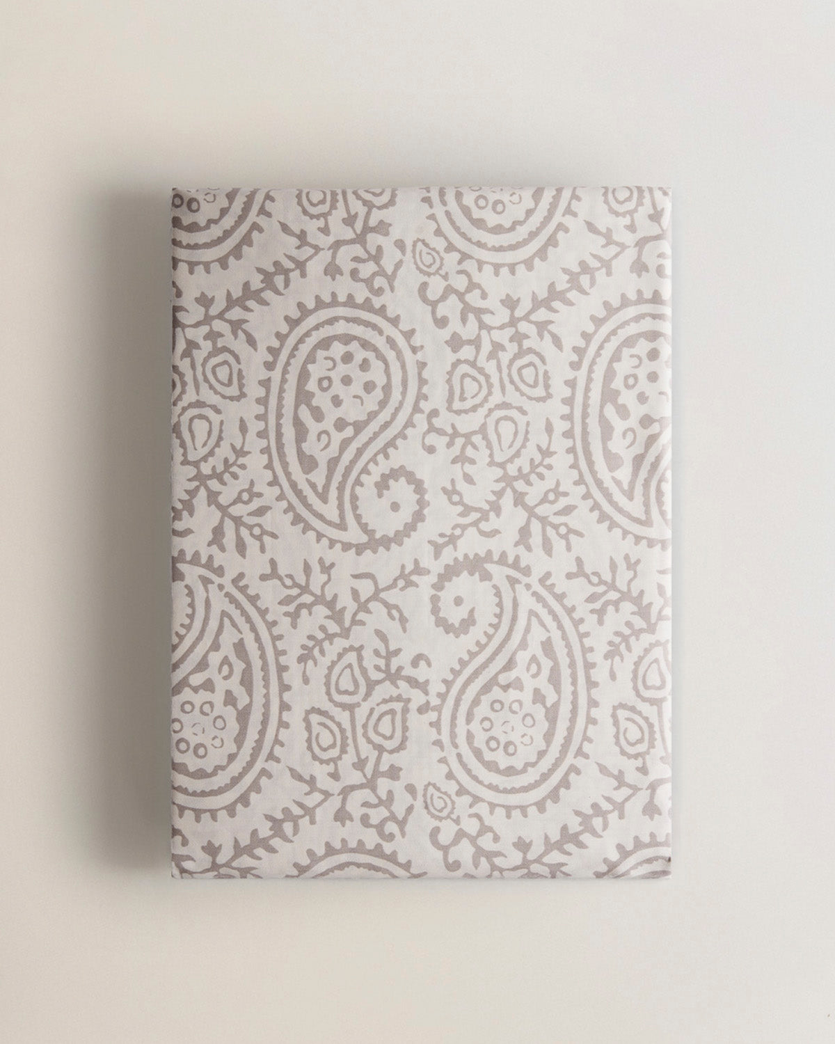 Juego sábanas algodón satén Caterina gris claro (300 hilos)