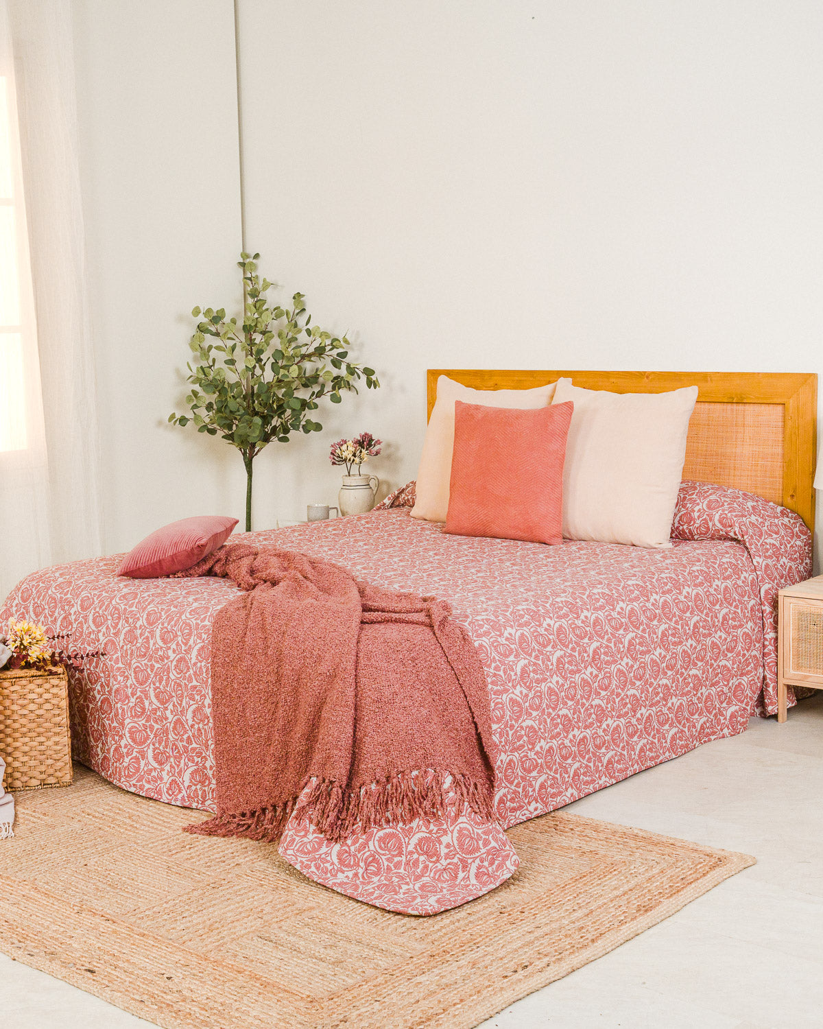 Colcha Seersucker Venus Rosette