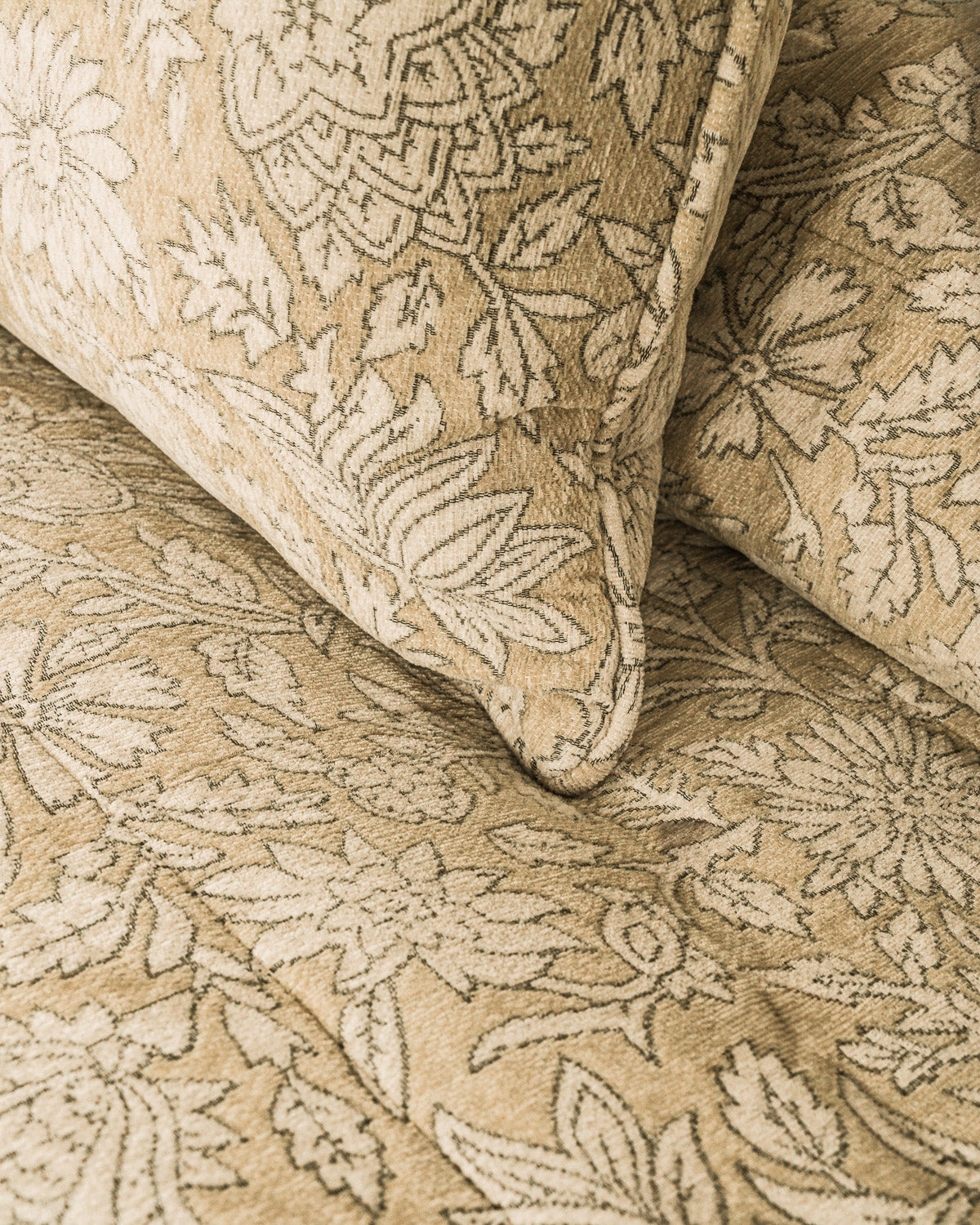 Colcha Jacquard Chenilla Mastella Ocre