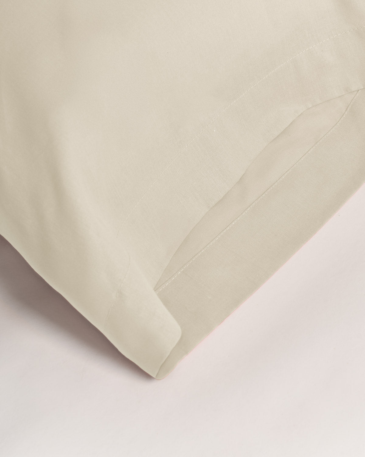 Funda almohada algodón topo