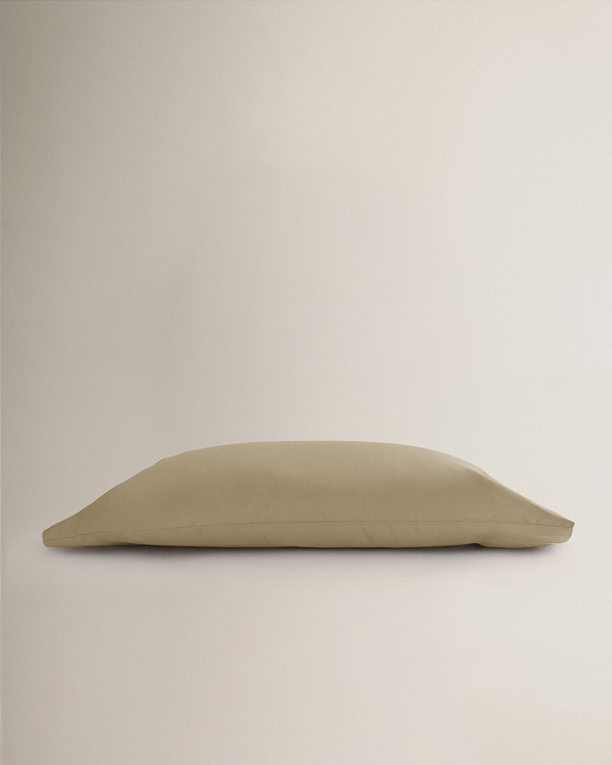 Funda almohada algodón verde seco