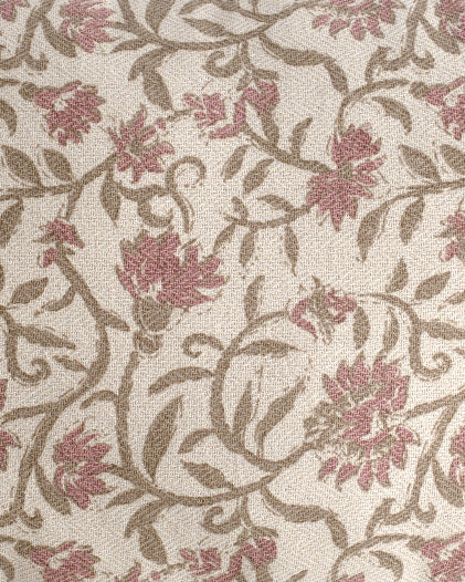 Cojín Algodón Floral Rosette