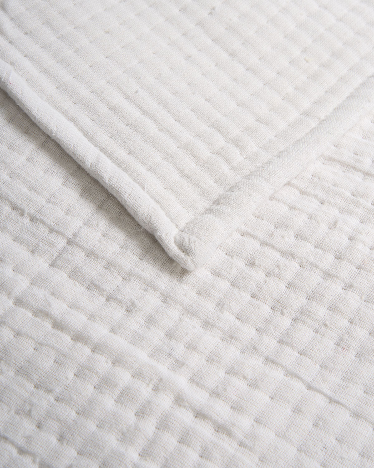 Colcha premium muselina hexa india natural