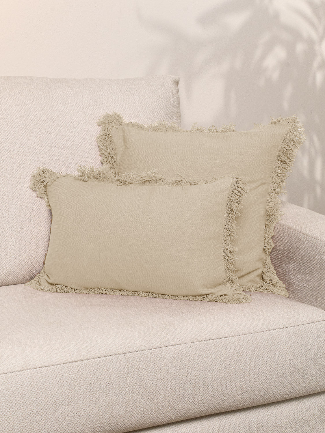 Cojín algodón gar natural