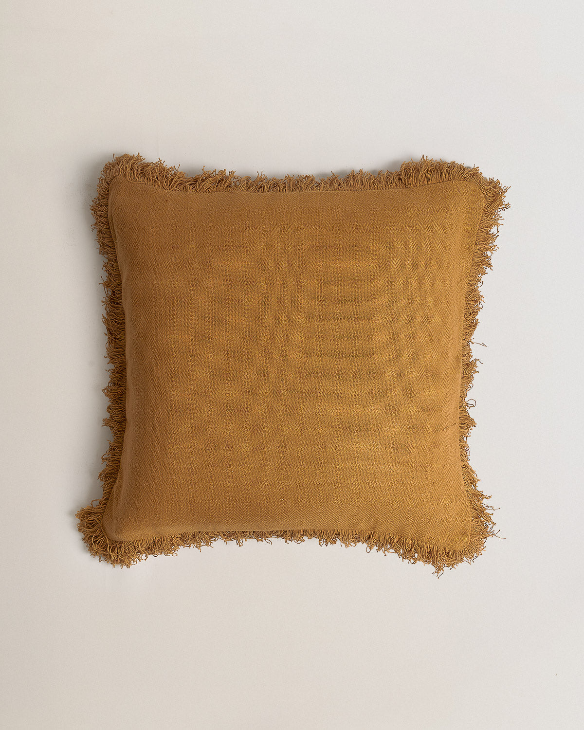Cojín algodón gar ocre
