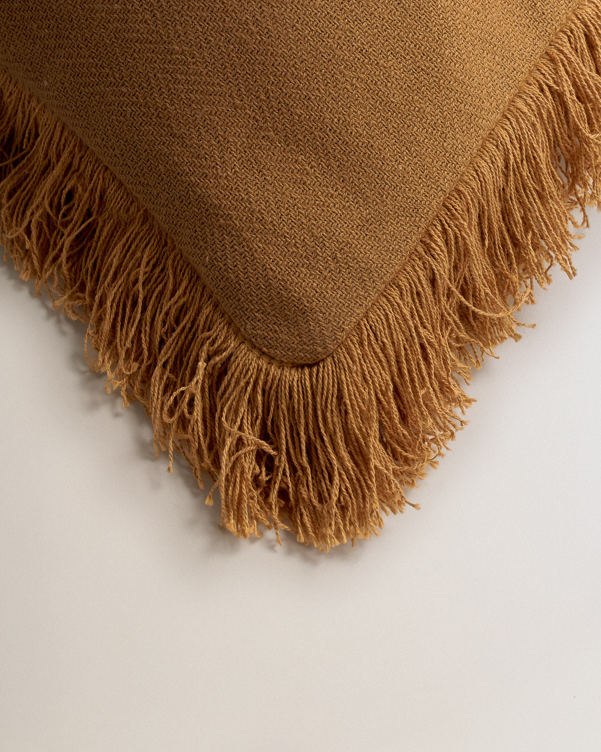 Cojín algodón gar ocre