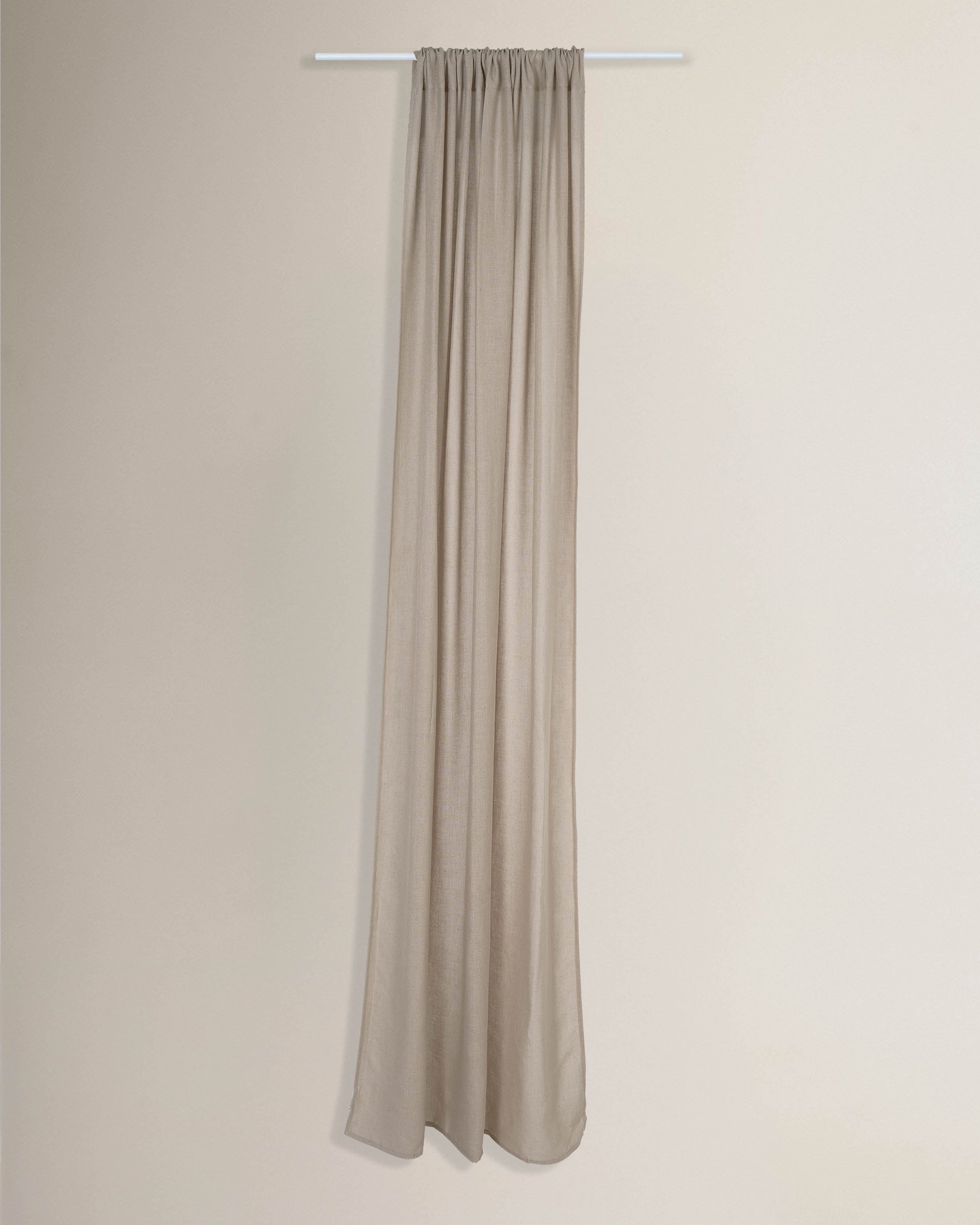 Cortina pasa barra coria translúcida arena