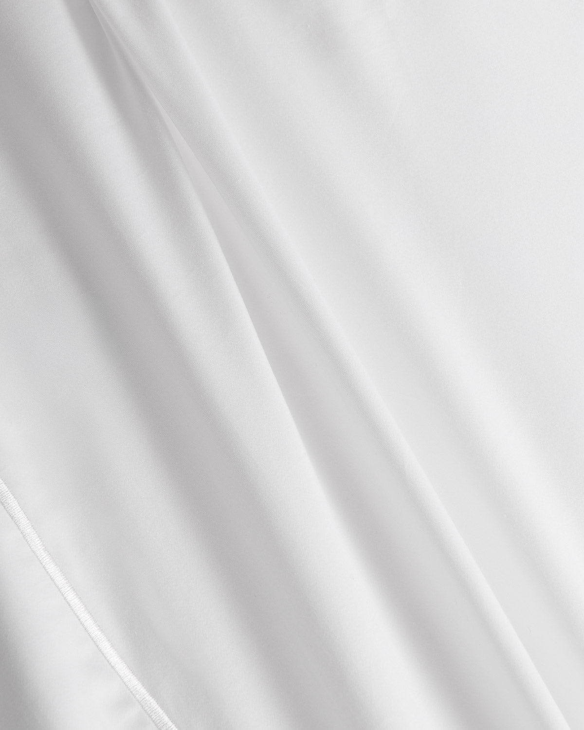 Juego sábanas 100% algodón satén festón blanco (300 hilos)