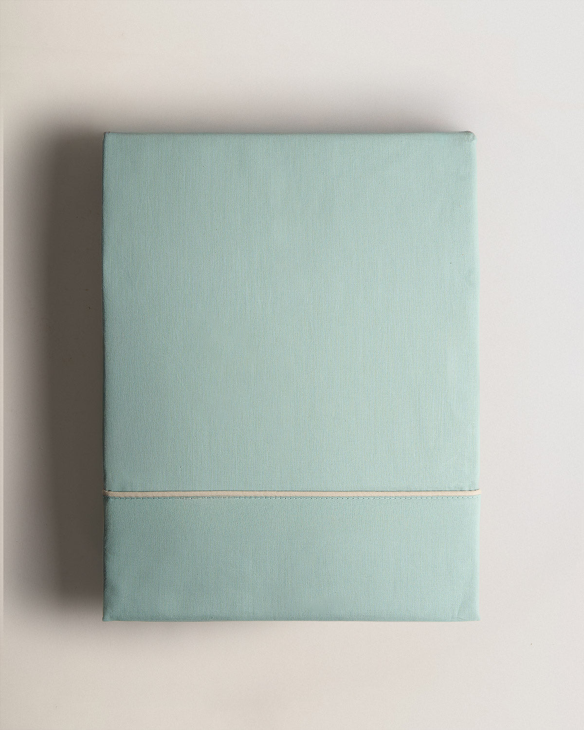 Juego sábanas 100% algodón percal cordoncillo verde keike (180 hilos)