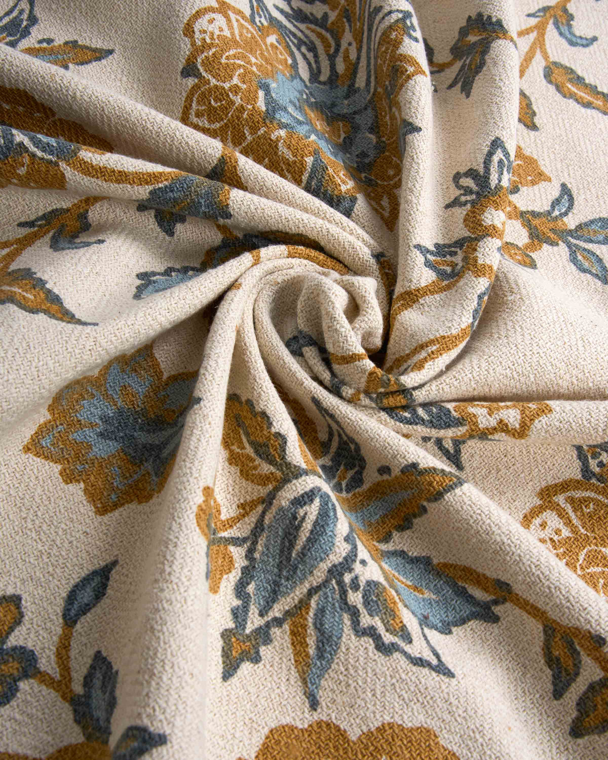 Plaid de algodón warwick ocre