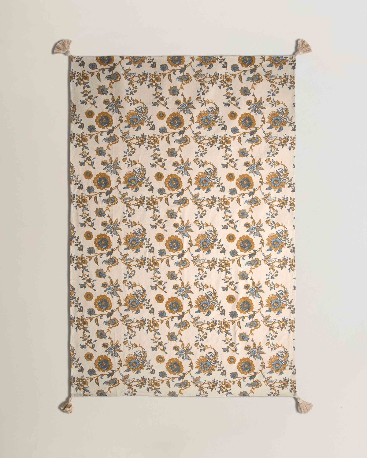 Plaid de algodón warwick ocre