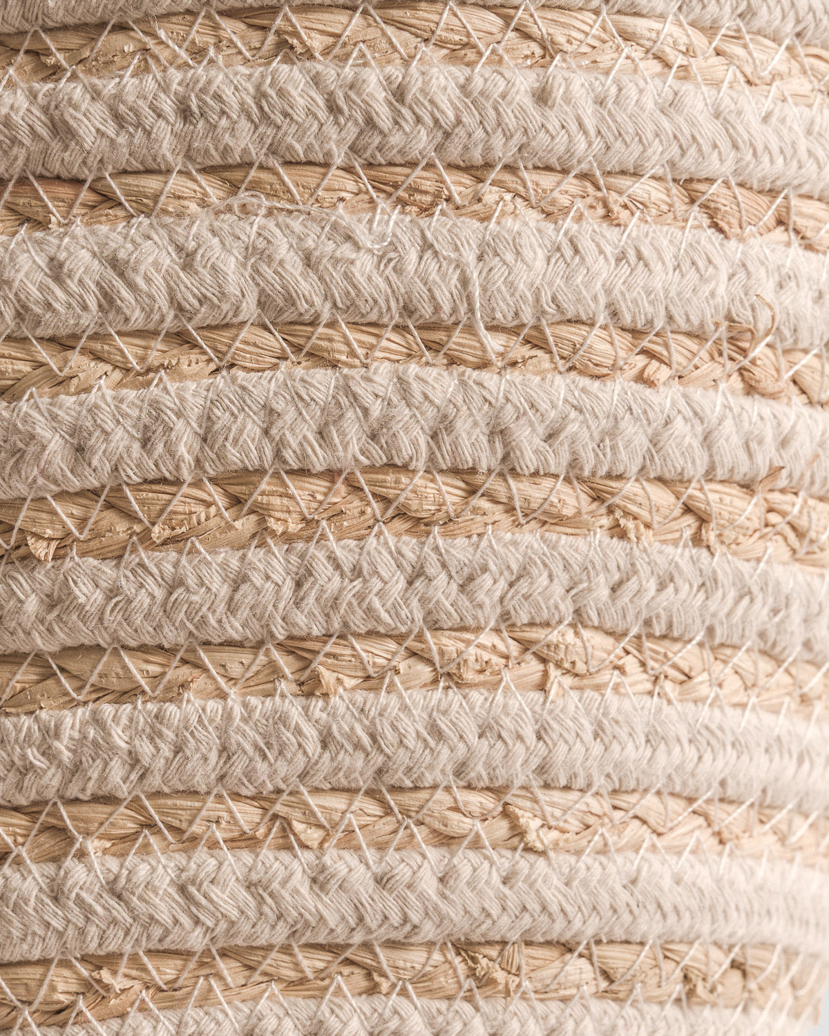 Cesto Redondo Beige/Arena