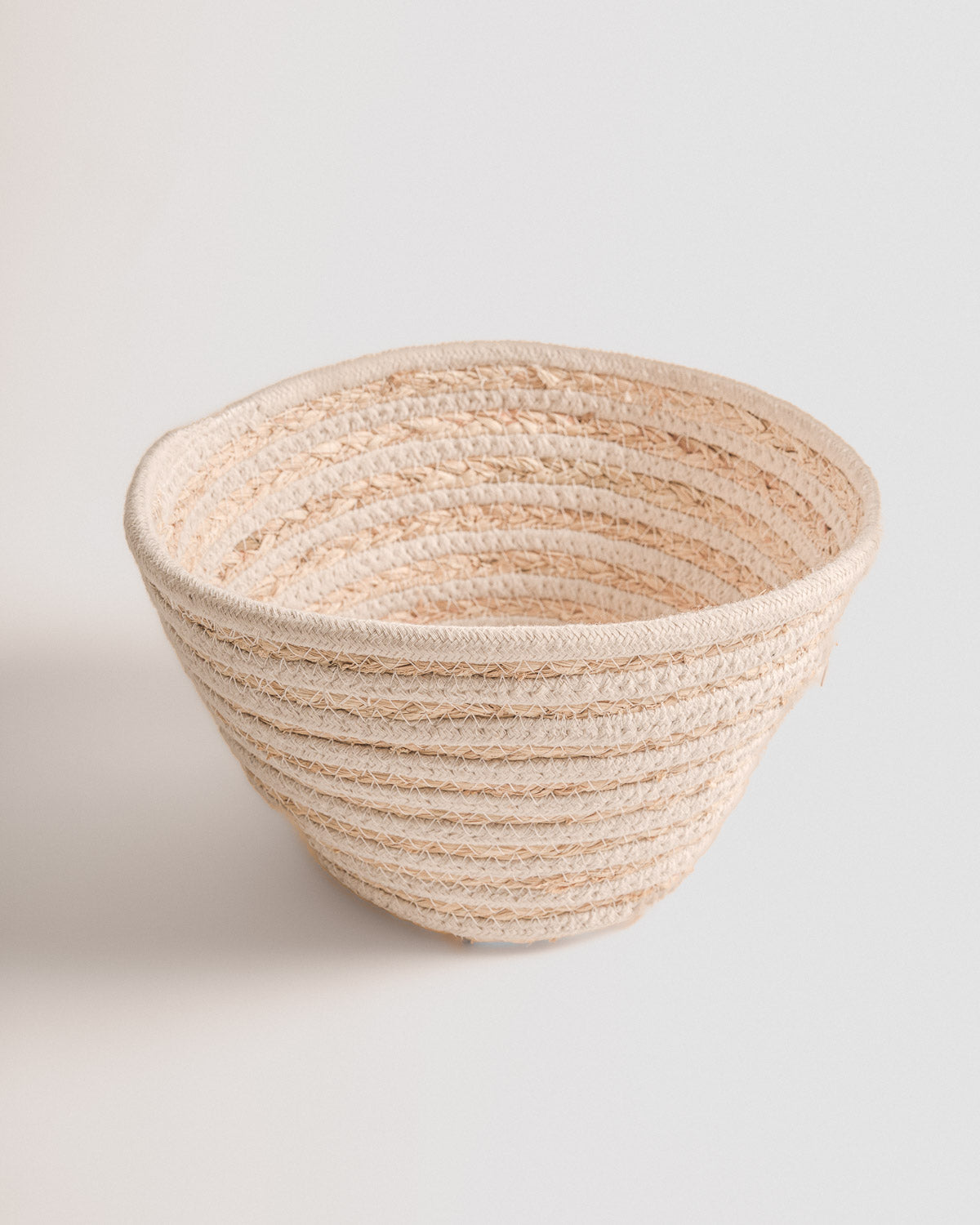 Cesto Redondo Beige/Arena