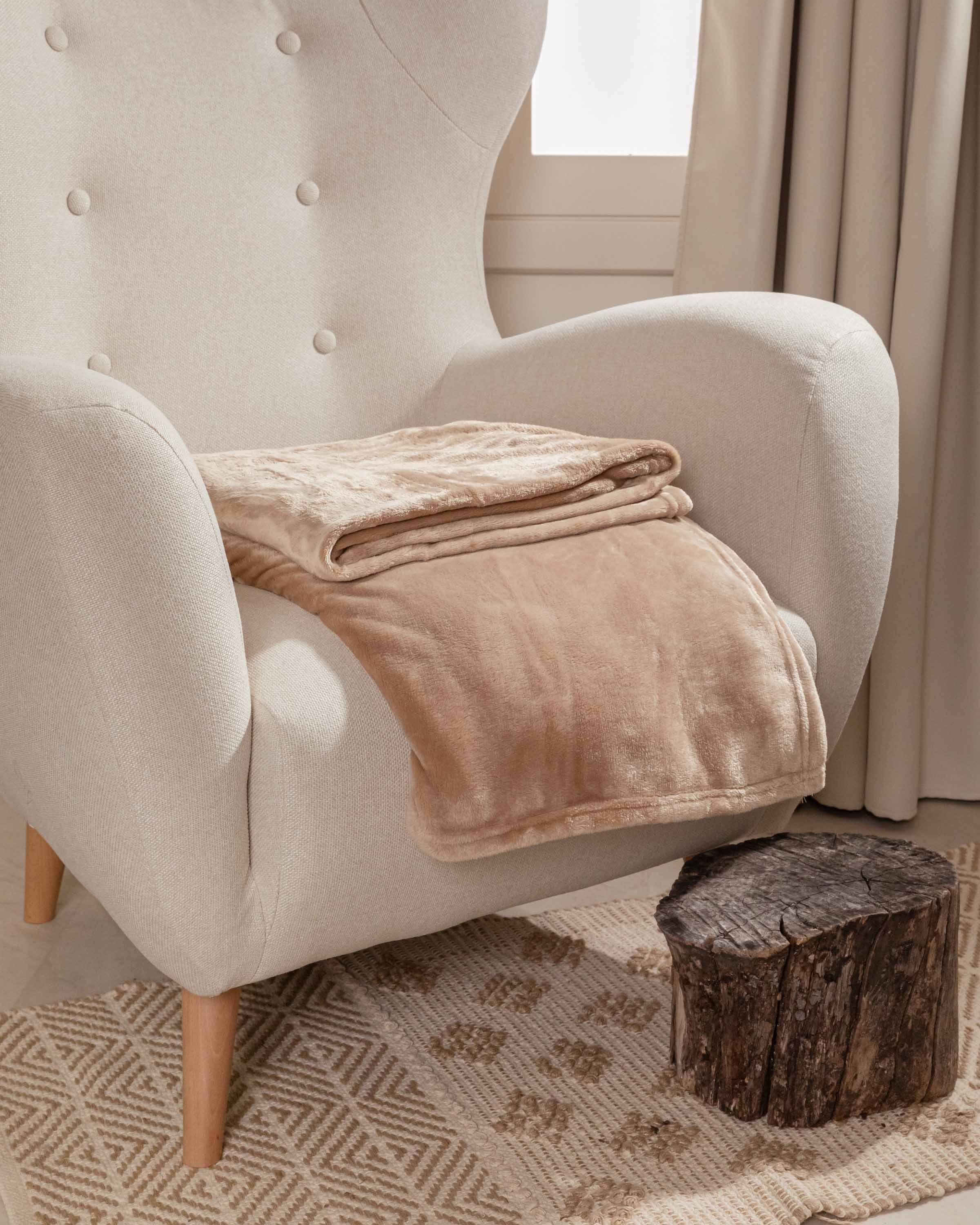 Manta Terciopelo Home Cuerda