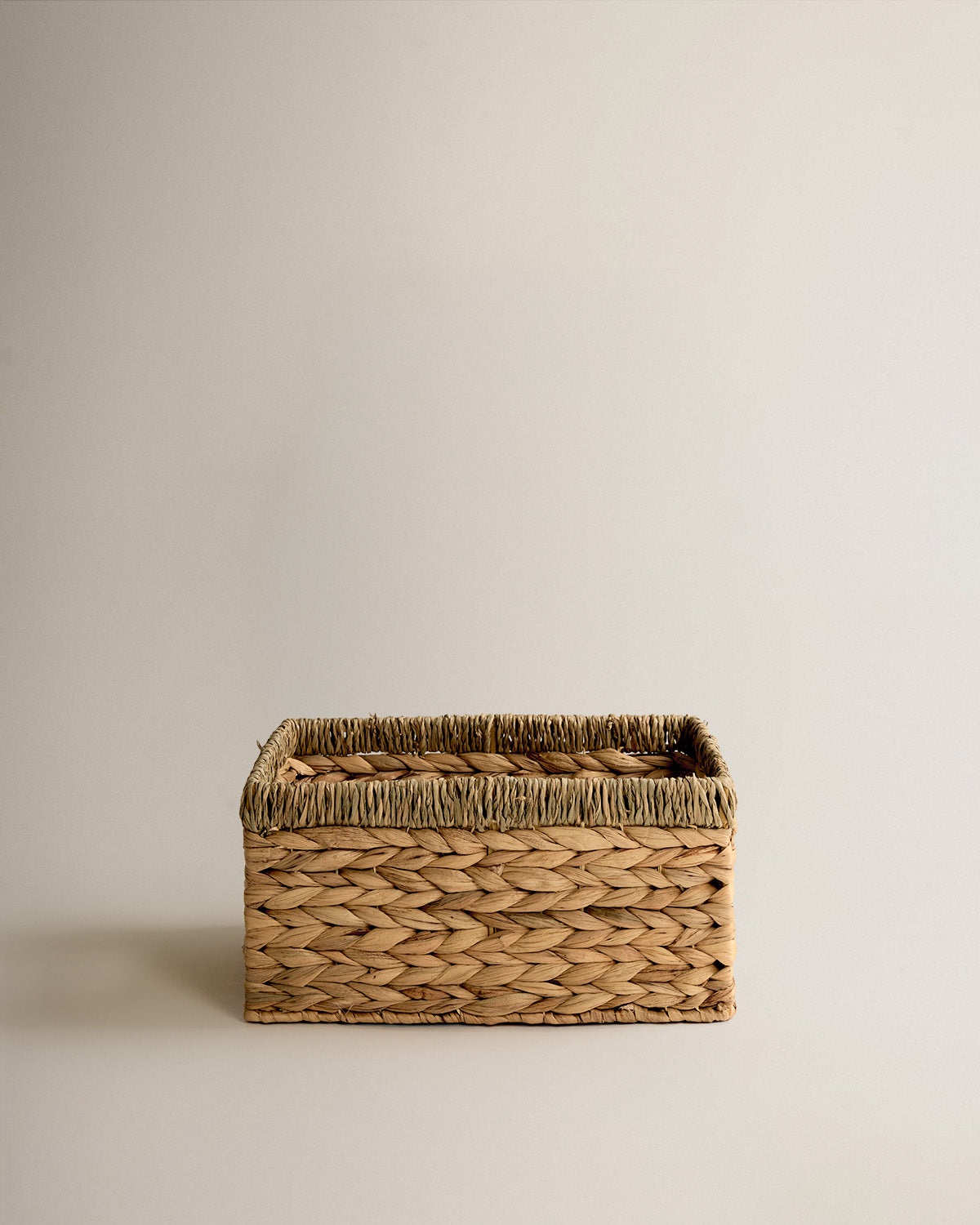 Caja seagrass asa verde seco