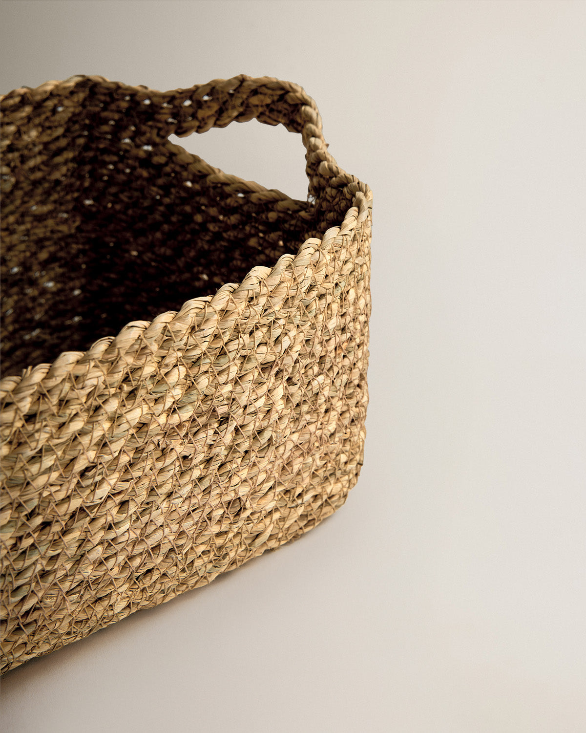 Cesto seagrass mimbre natural