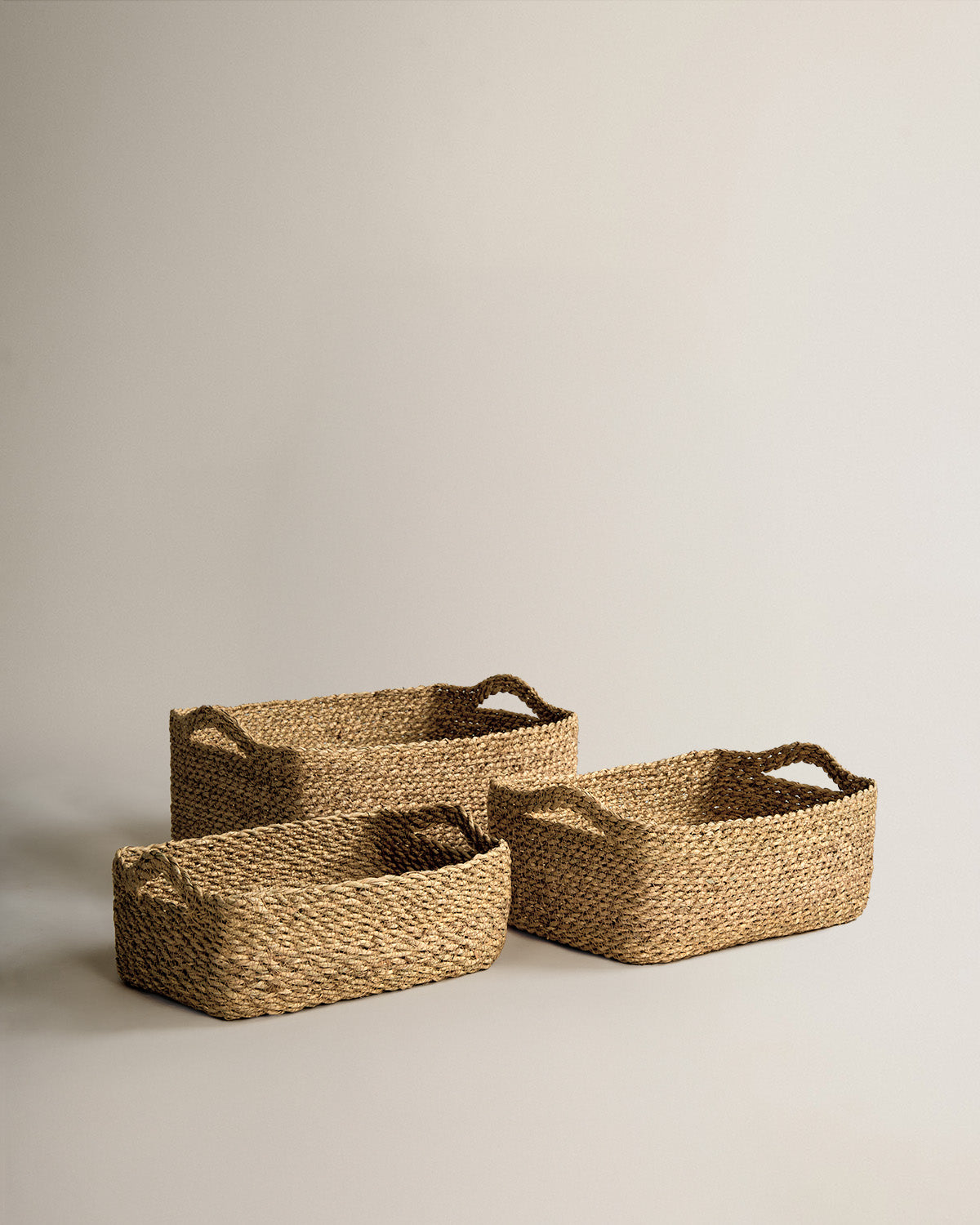 Cesto seagrass mimbre natural