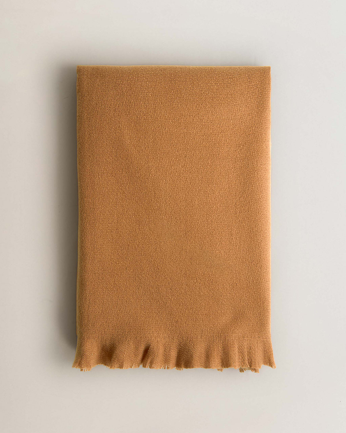 Plaid flecos aterciopelado ocre