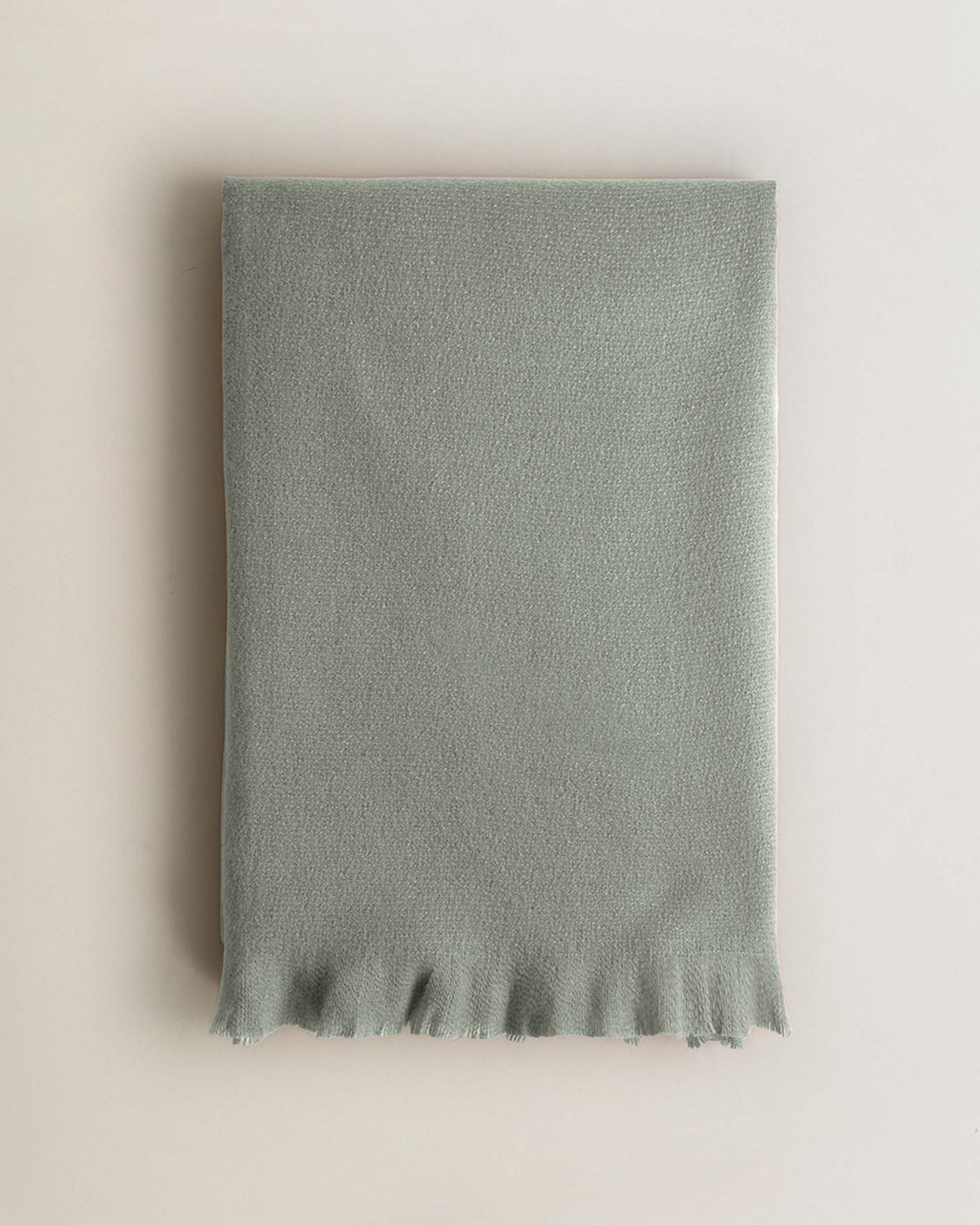 Plaid flecos aterciopelado verde seco