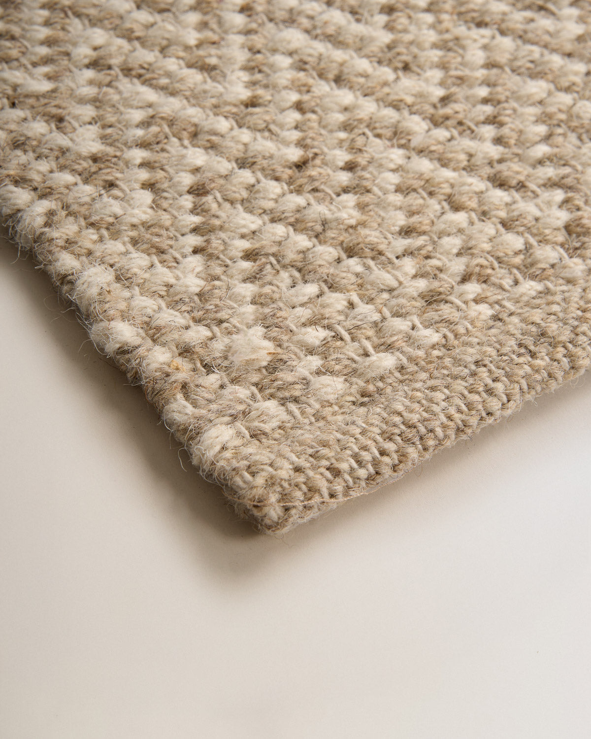 Alfombra algodón blanco