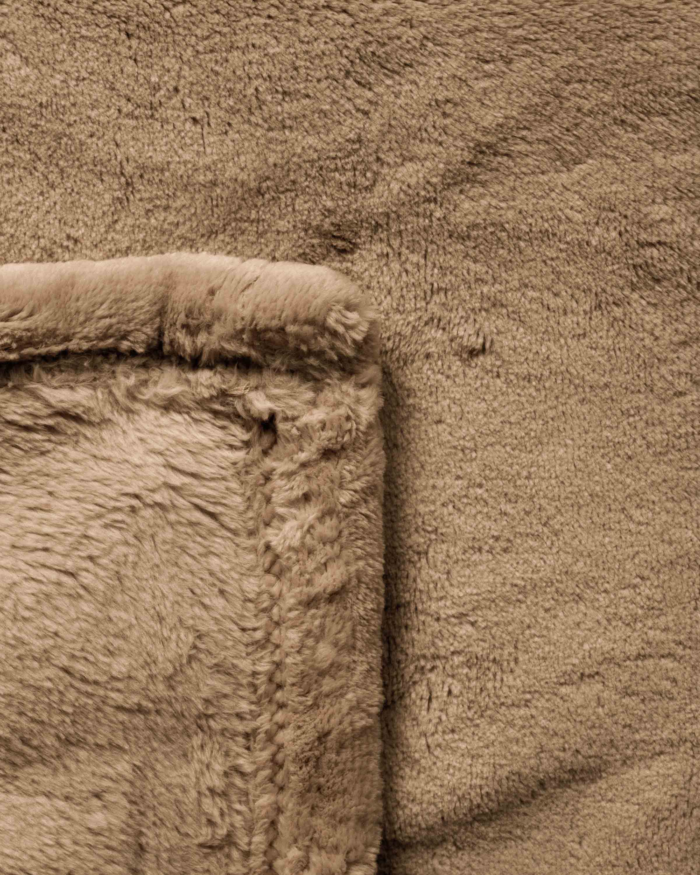 Manta coral teddy home cuerda