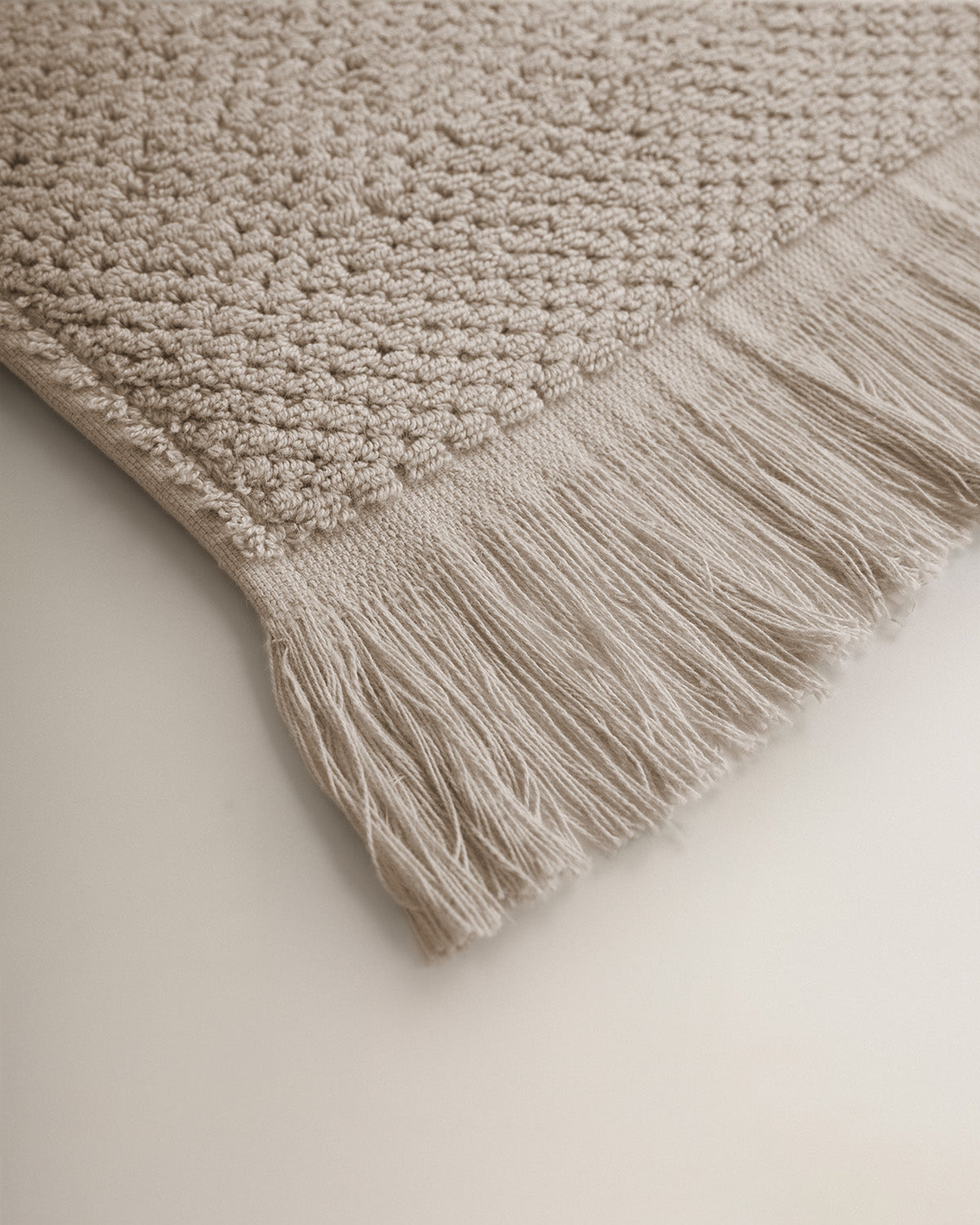 Alfombrin fringes terry nest smooth 870gr Taupe